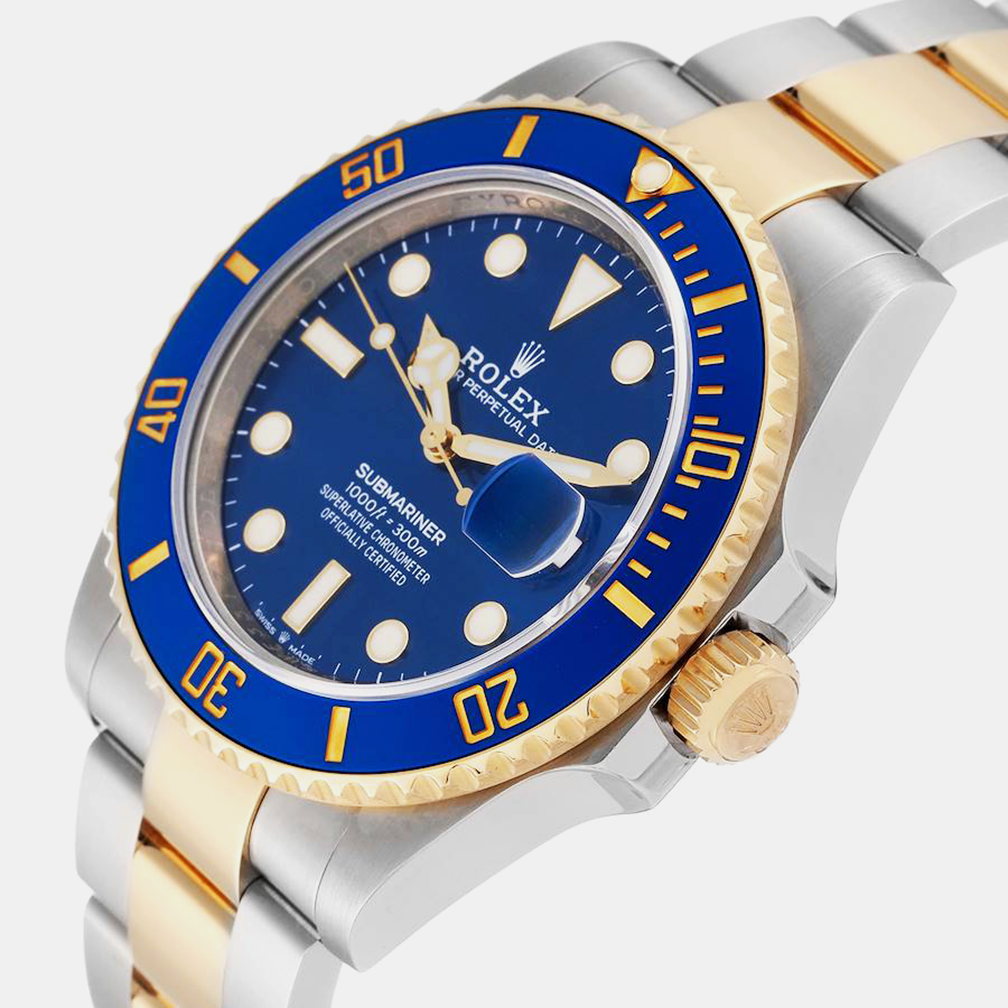 

Rolex Submariner Steel Yellow Gold Blue Dial Men's Watch 126613 41 mm