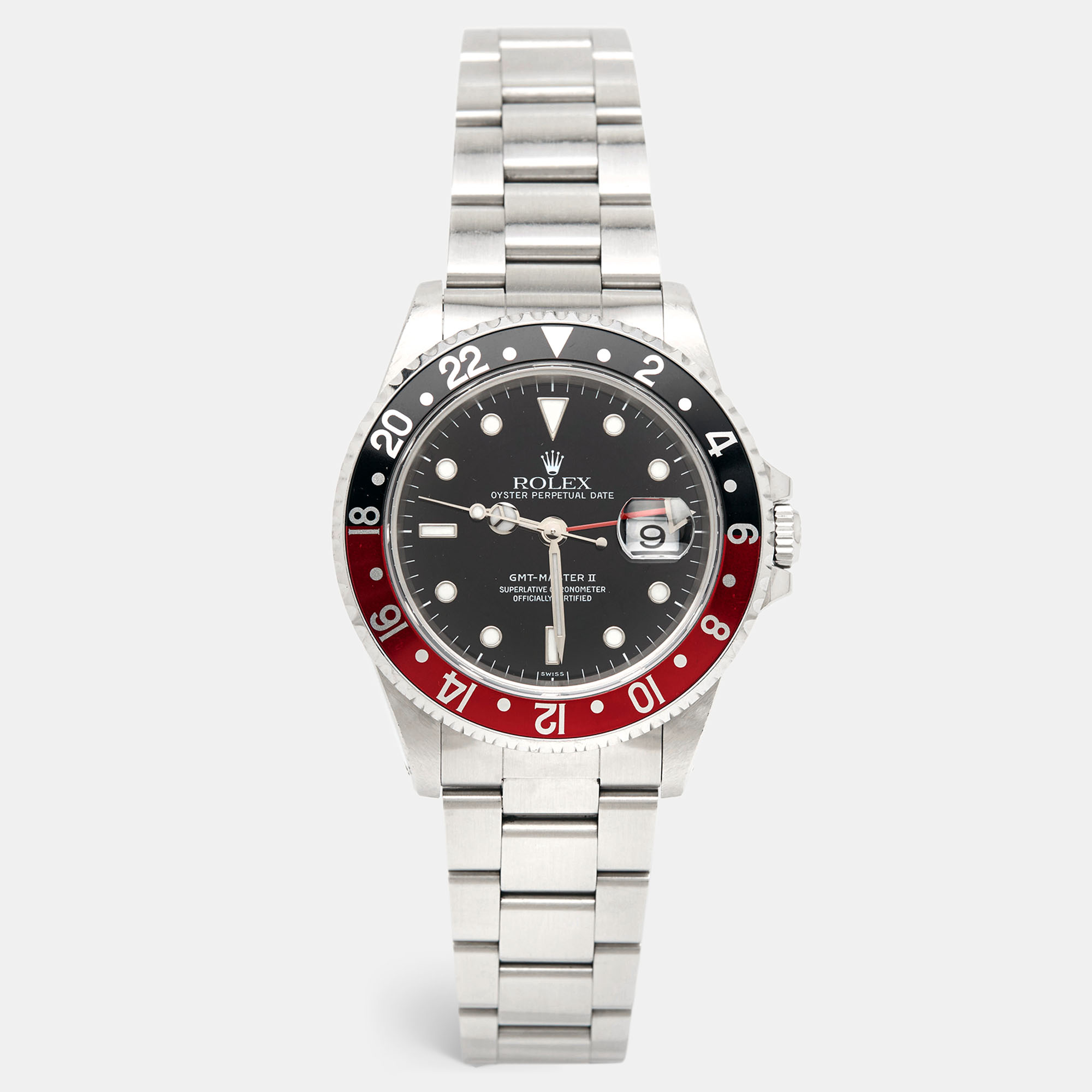 

Rolex Black Stainless Steel GMT-Master II
