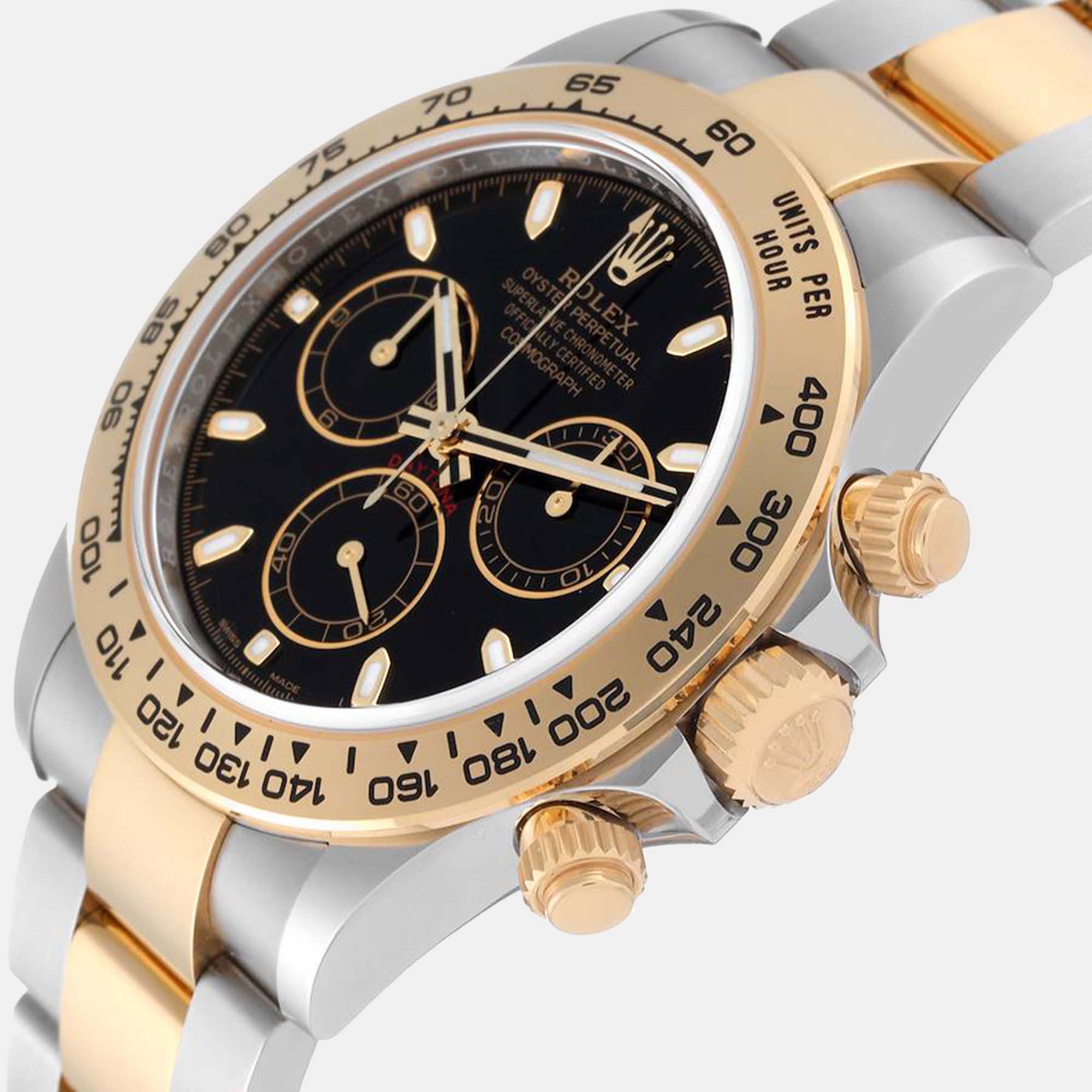 

Rolex Cosmograph Daytona Steel Yellow Gold Black Dial Men's Watch 116503 40 mm