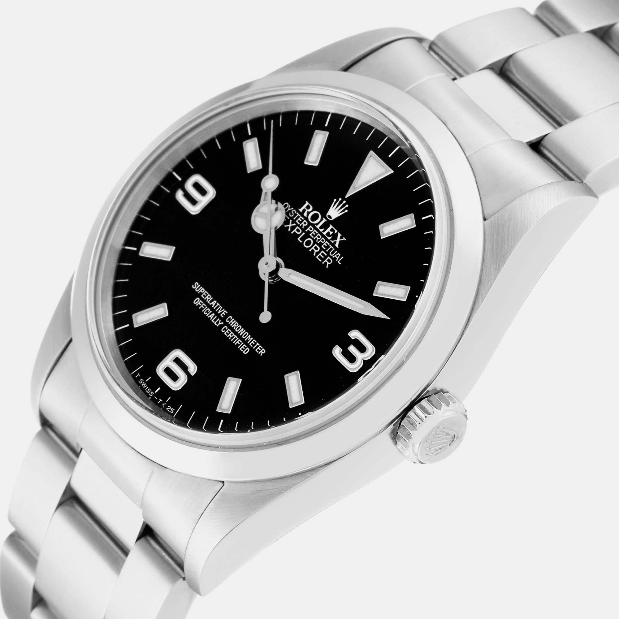 

Rolex Explorer I Black Dial Steel Men's Watch 14270 36 mm