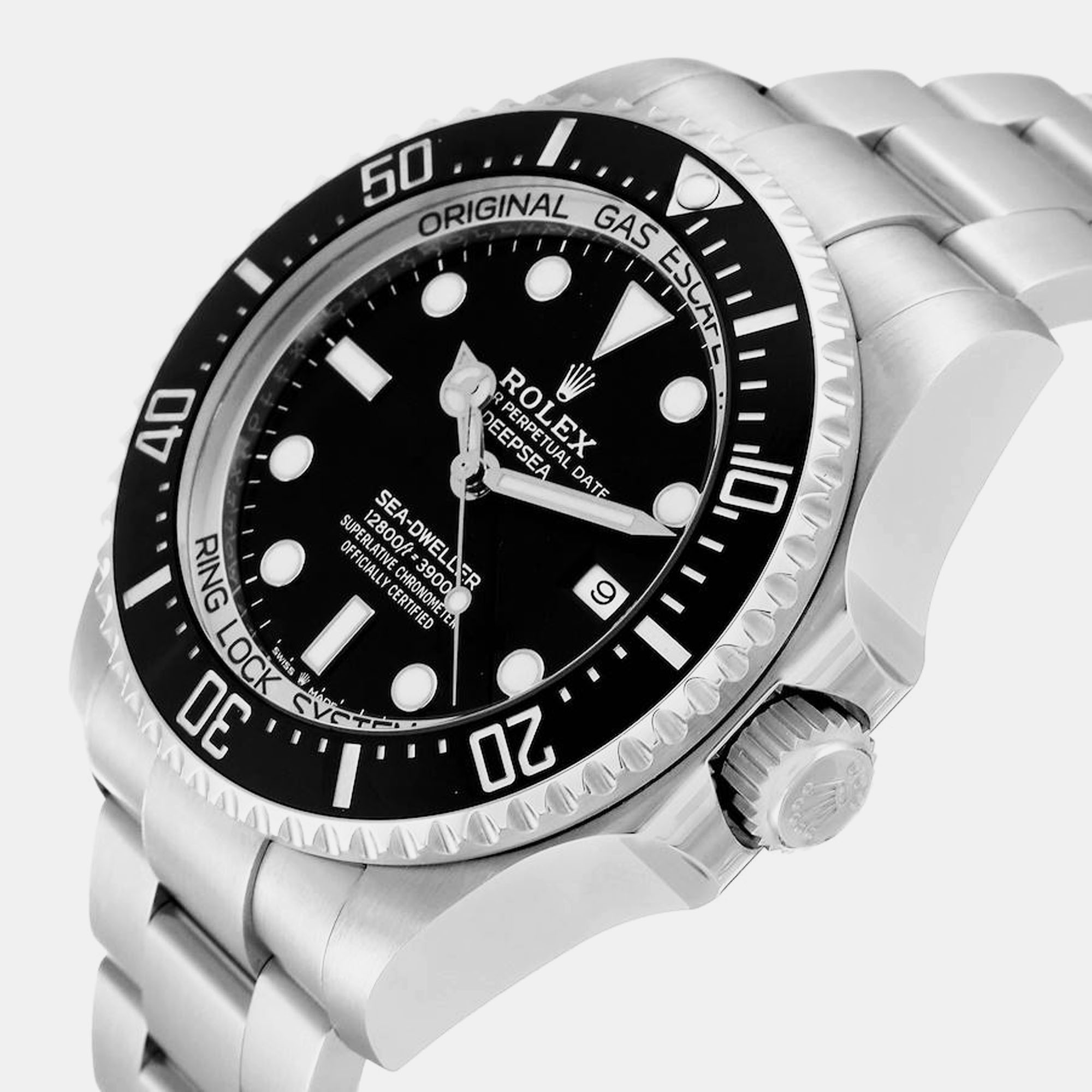 

Rolex Seadweller Deepsea 44 Black Dial Steel Mens Watch 126660