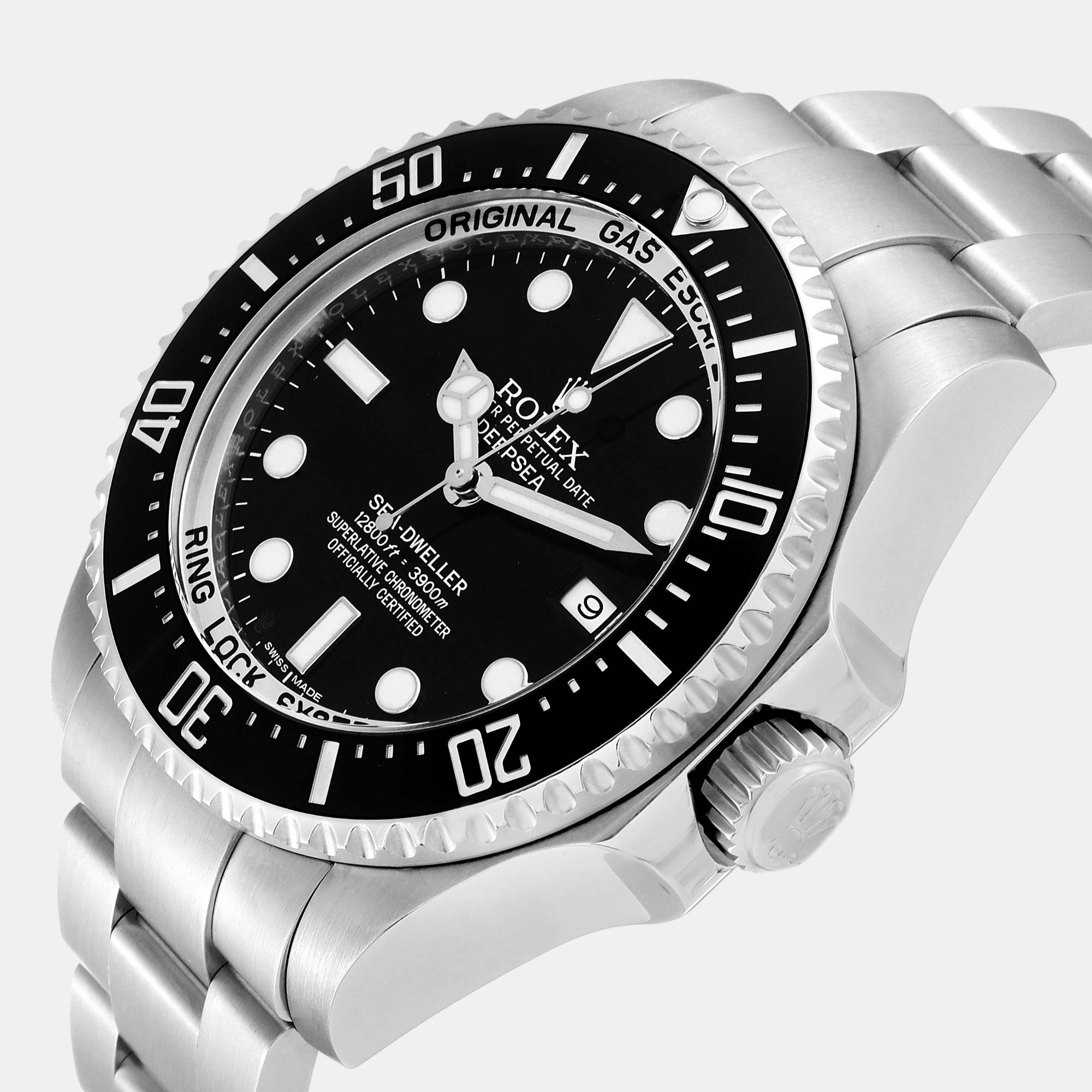 

Rolex Seadweller Deepsea Ceramic Bezel Mens Watch 116660, Black