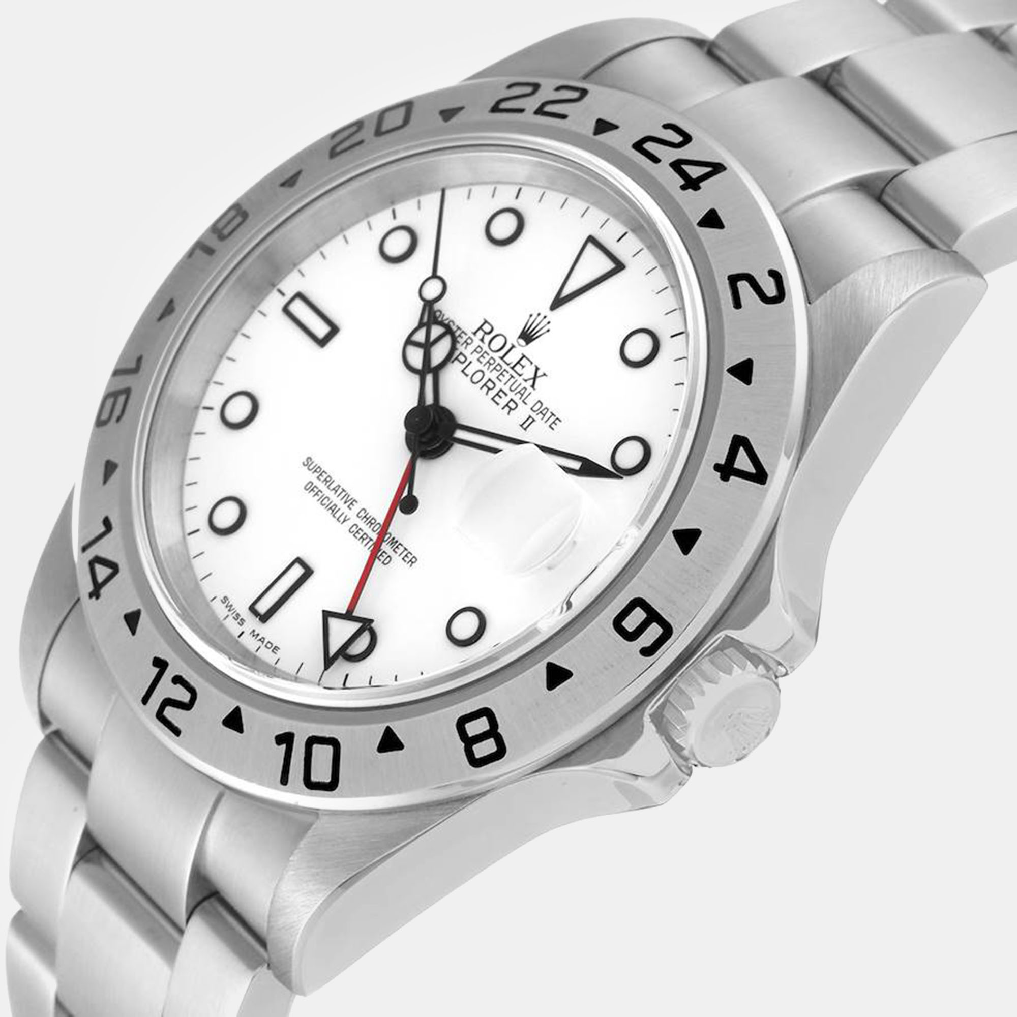 

Rolex Explorer II Polar White Dial Steel Men's Watch 16570 40 mm