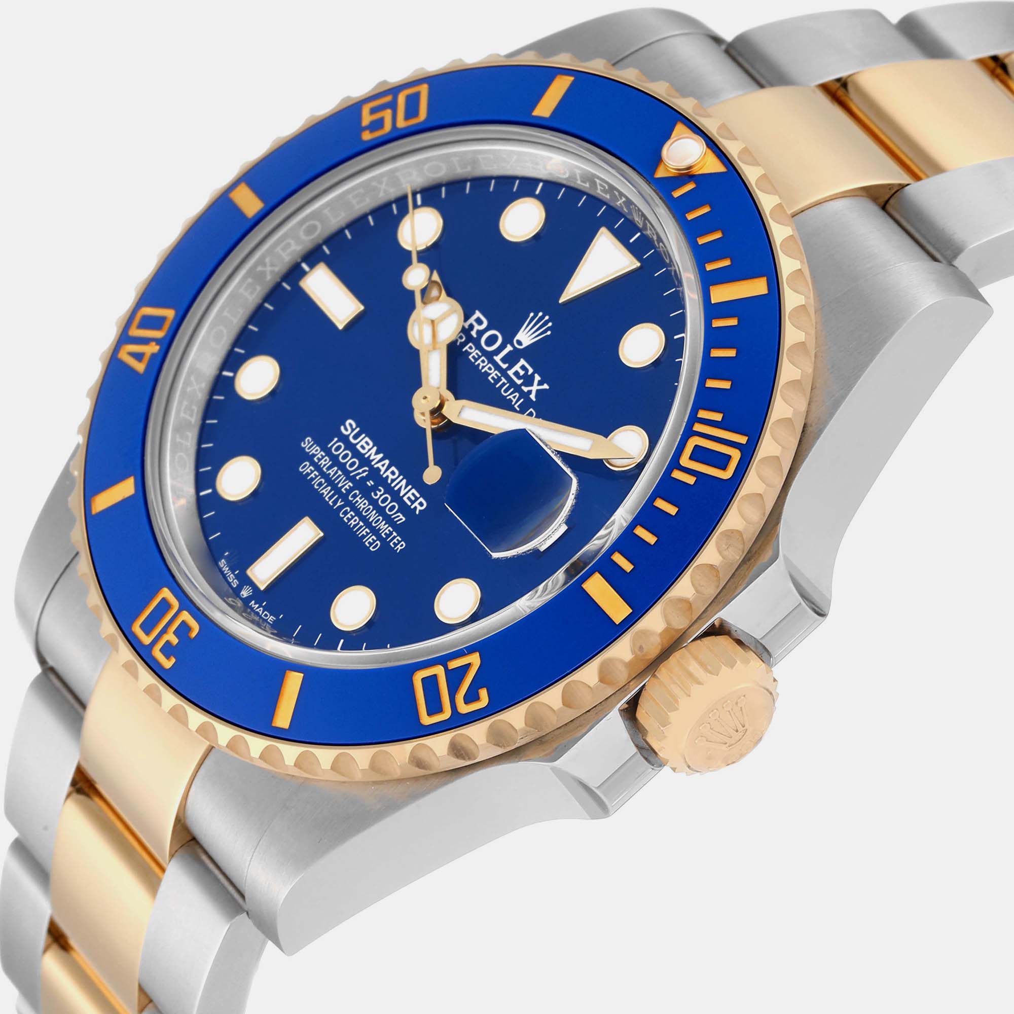 

Rolex Submariner Steel Yellow Gold Blue Dial Men's Watch 126613 41 mm