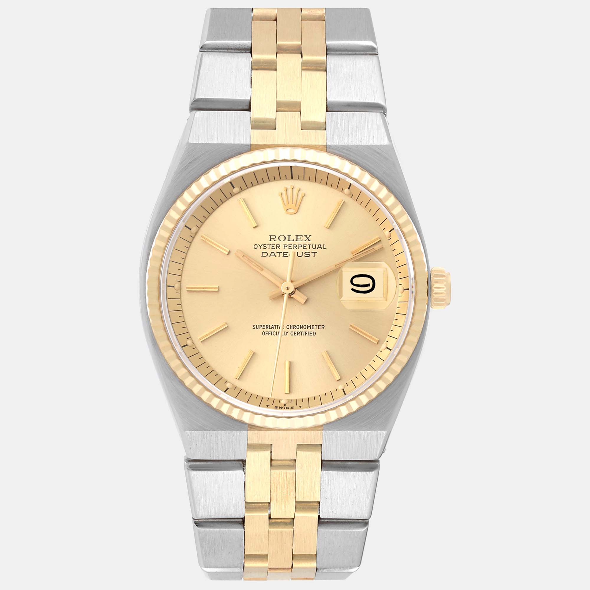 

Rolex Datejust Steel Yellow Gold Vintage Men's Watch 1630 36 mm