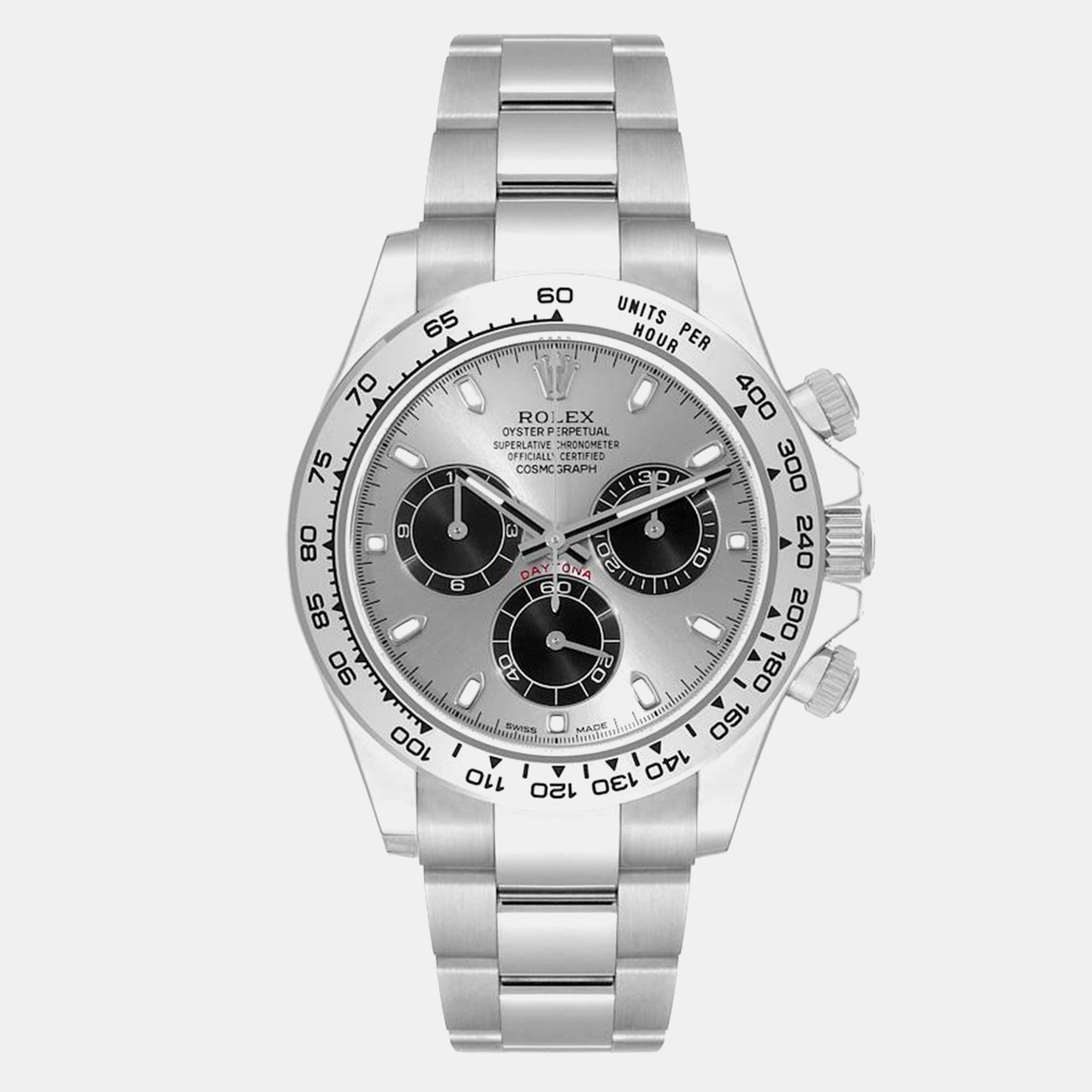 

Rolex Daytona White Gold Silver Dial Men's Watch 116509 40 mm