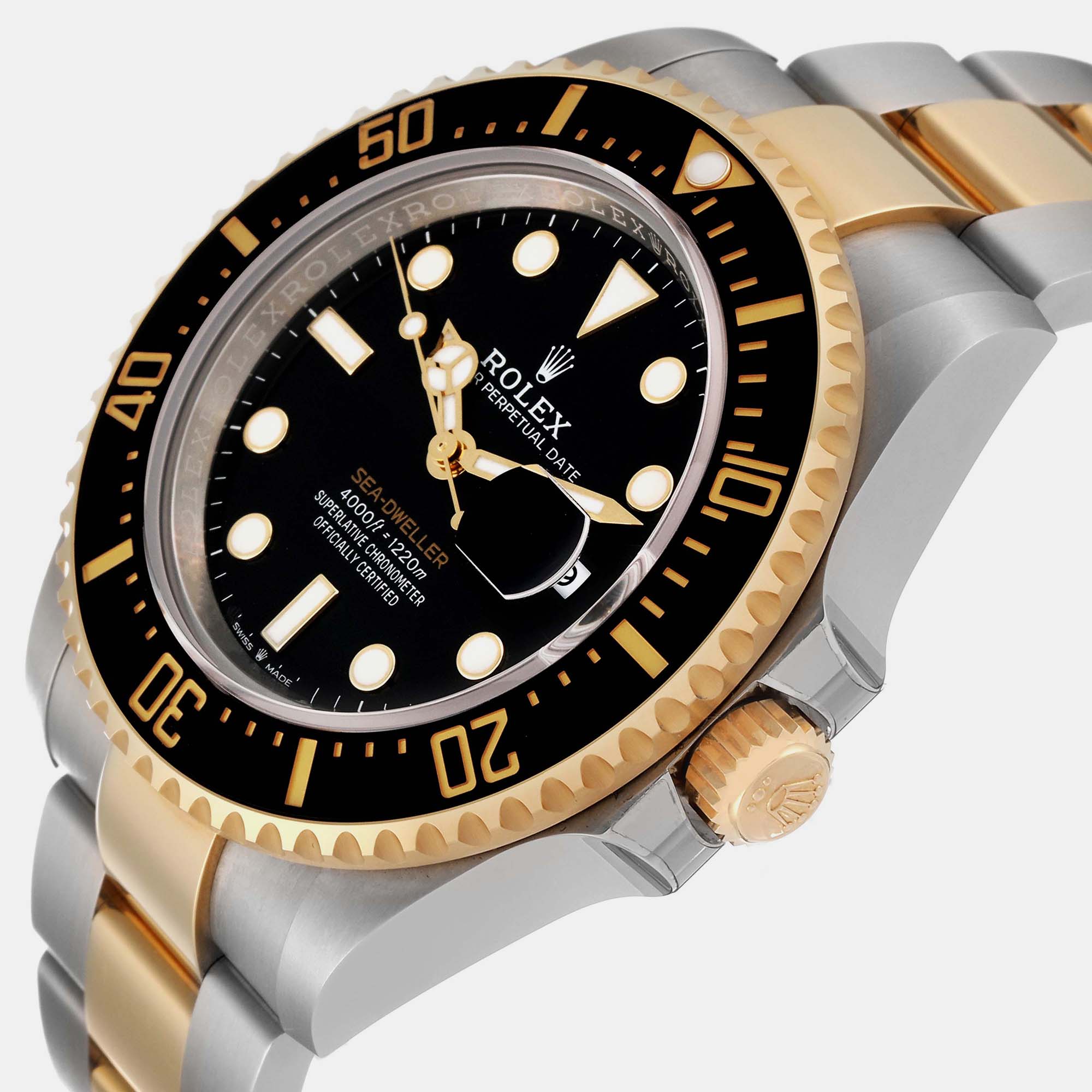 

Rolex Seadweller Black Dial Steel Yellow Gold Men's Watch 126603 43 mm