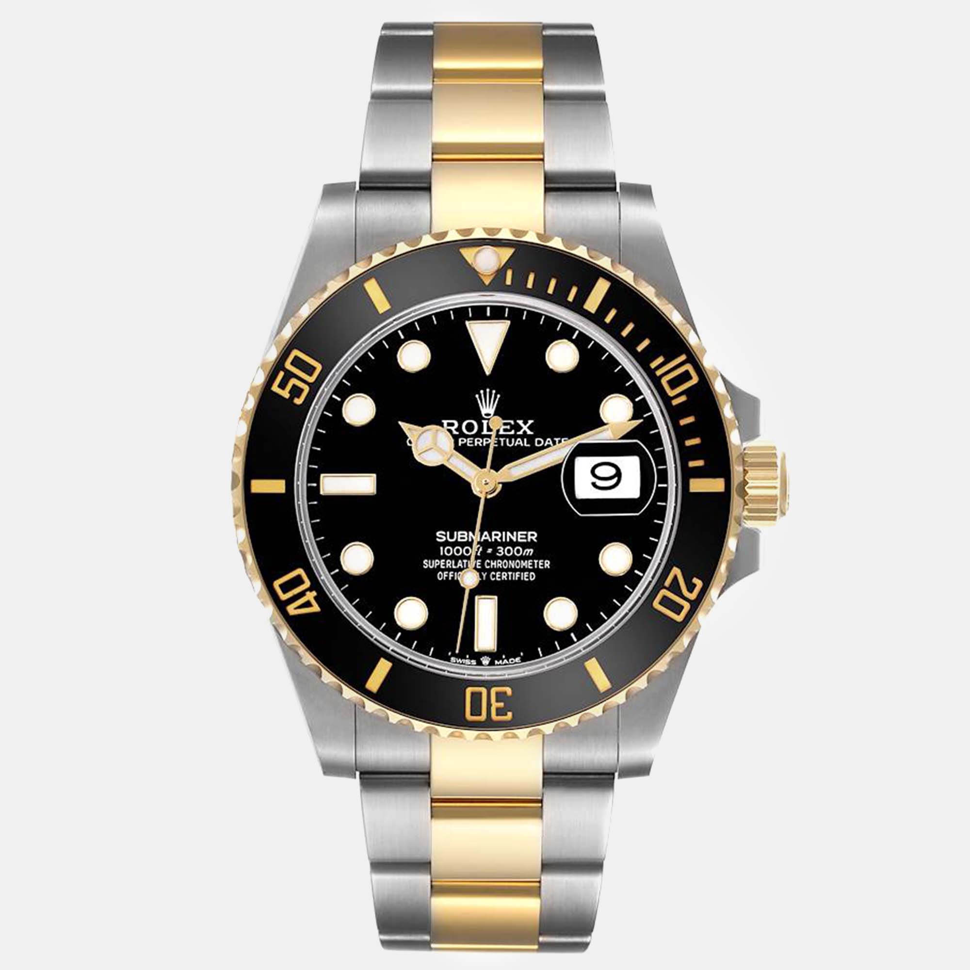 

Rolex Submariner 41 Steel Yellow Gold Black Dial Mens Watch 126613