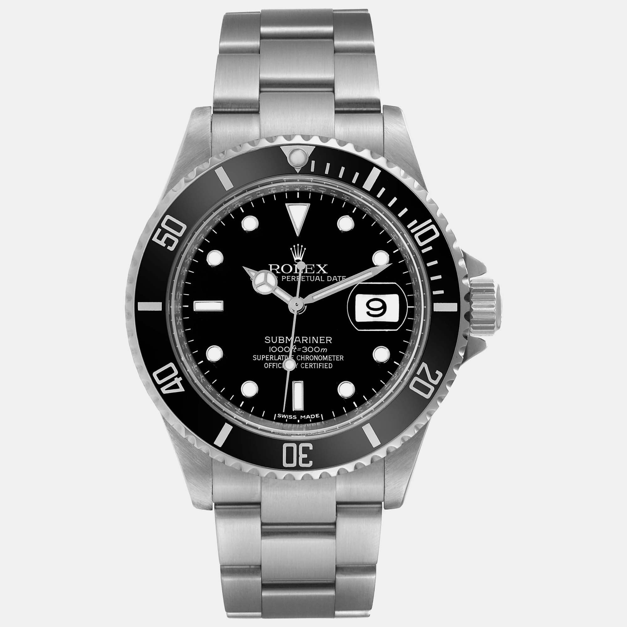 

Rolex Submariner Date Black Dial Steel Men's Watch