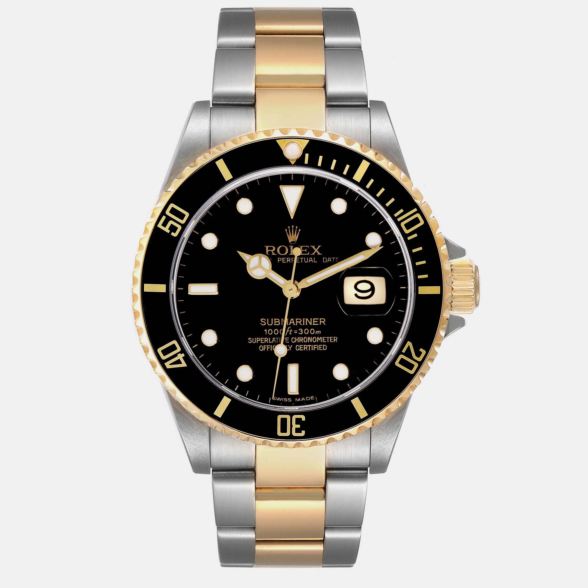 

Rolex Submariner Steel Yellow Gold Black Dial Men's Watch 40 mm