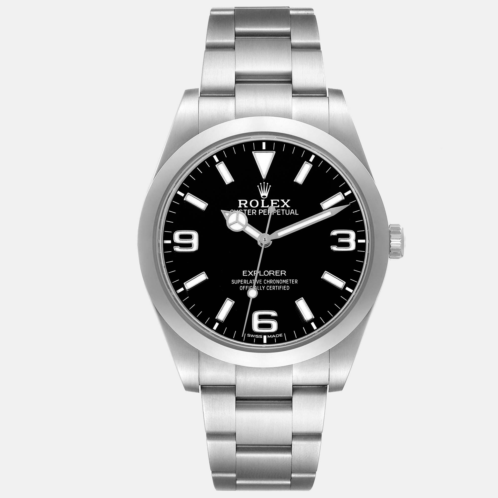 

Rolex Explorer Black Dial Steel Men's Watch 39 mm