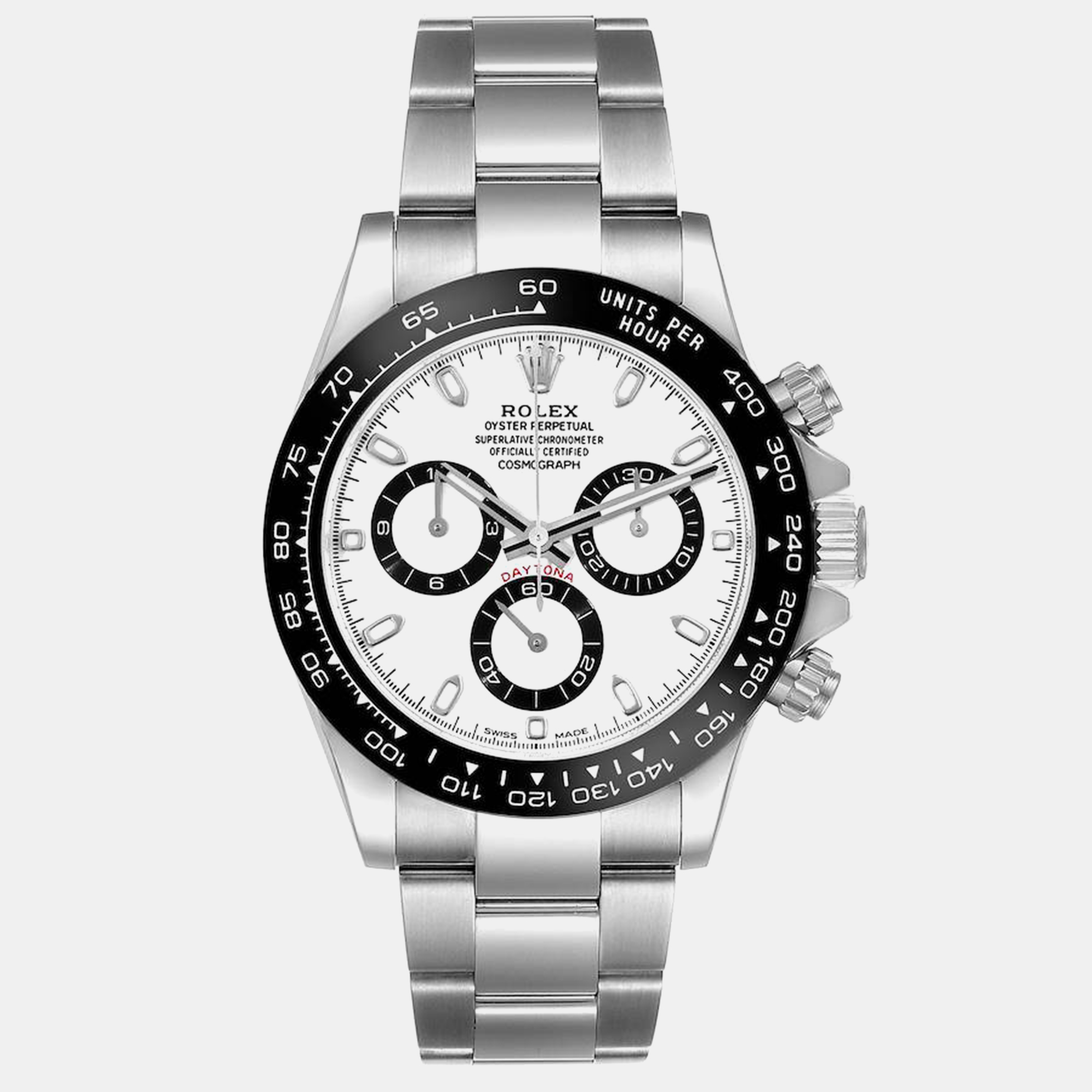 

Rolex Daytona Ceramic Bezel White Panda Dial Steel Men's Watch