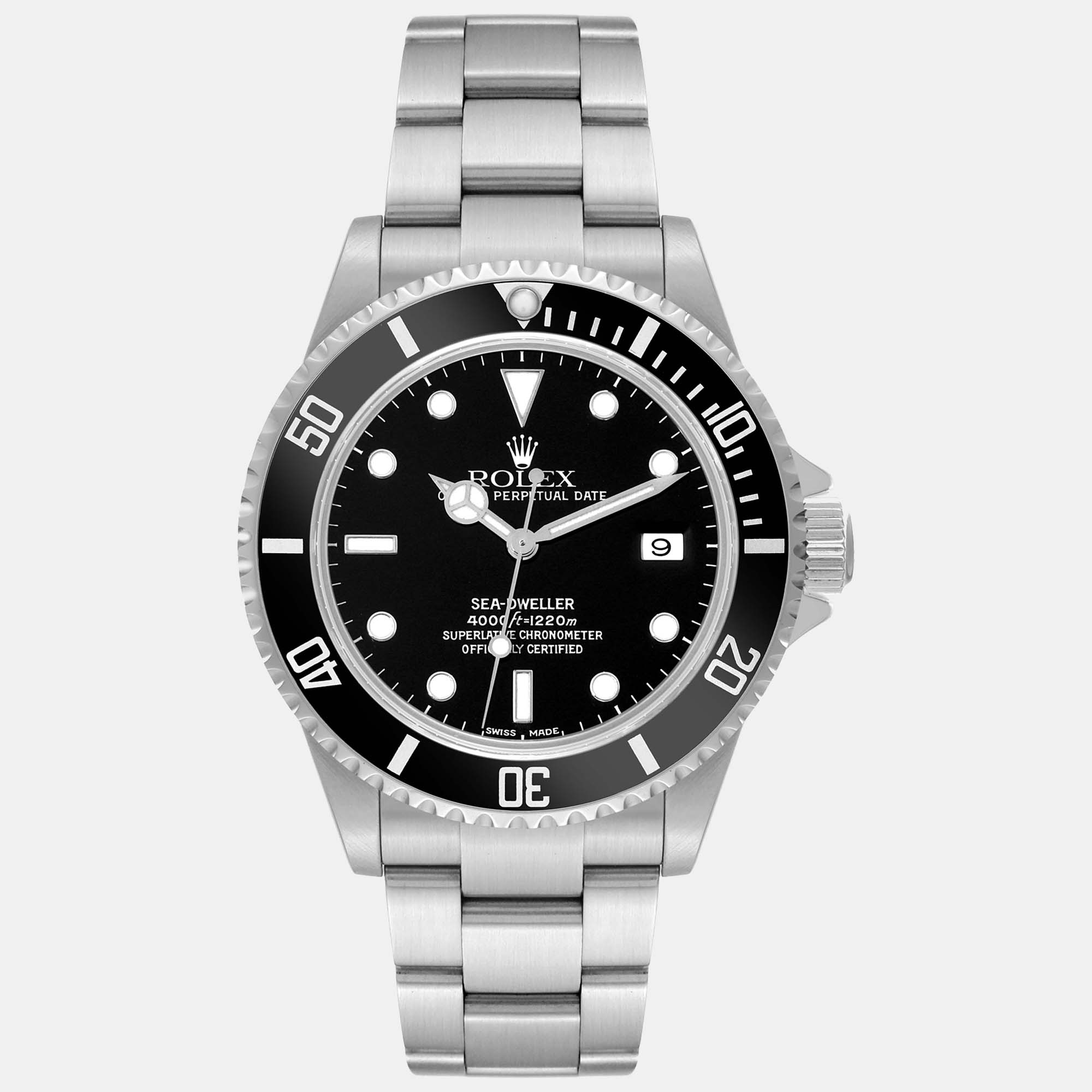 

Rolex Seadweller Black Dial Steel Men's Watch