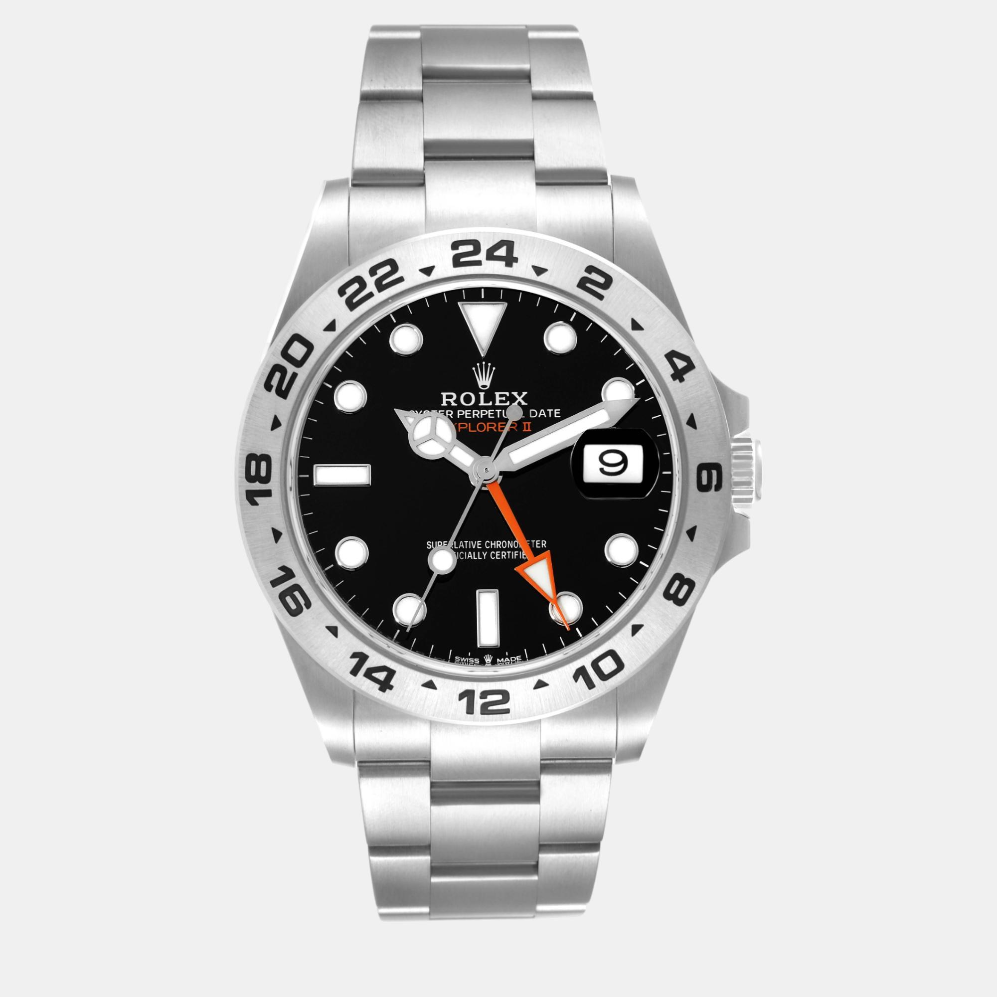 

Rolex Explorer II Black Dial Steel Men's Watch 42 mm