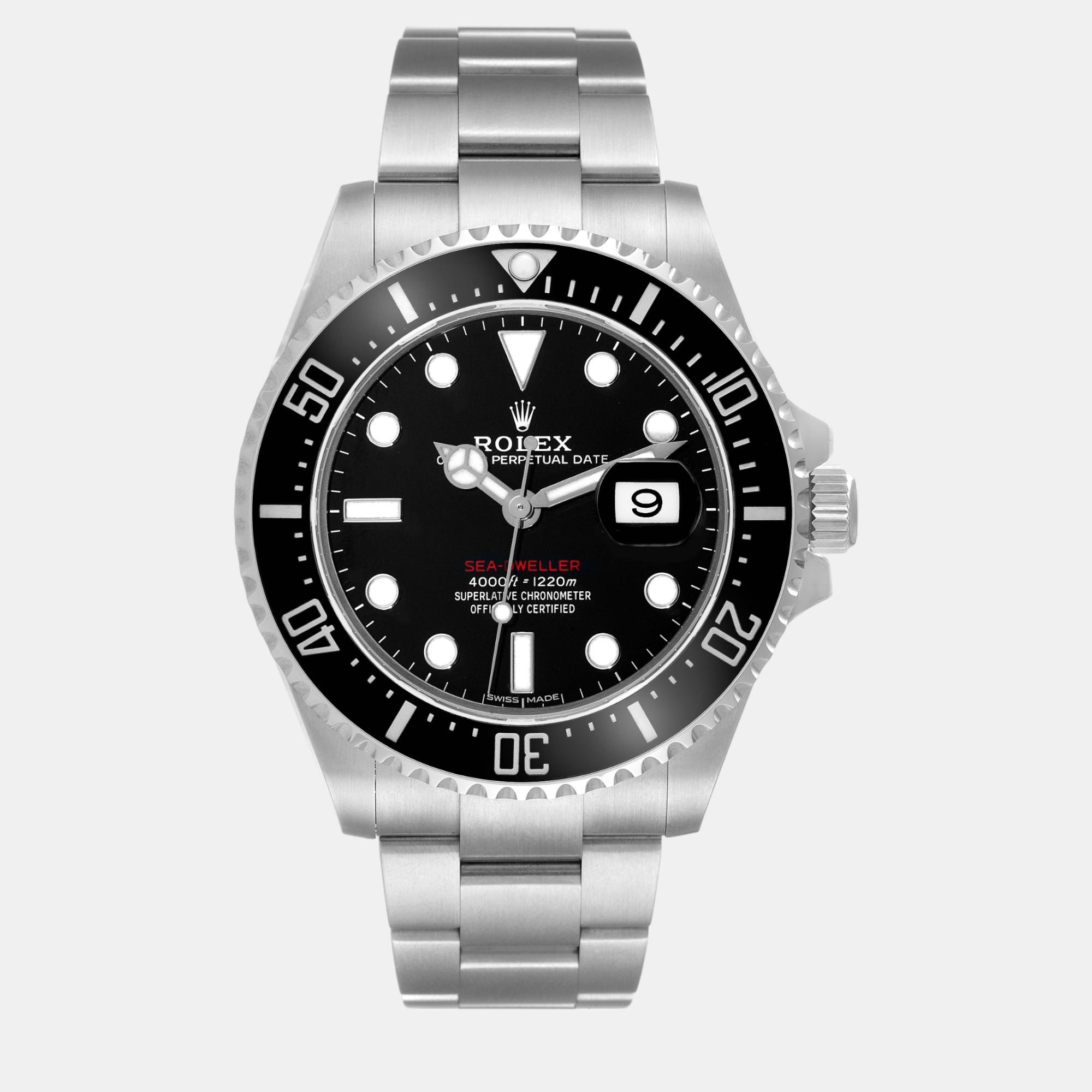 

Rolex Seadweller 50th Anniversary Steel Men's Watch 43 mm, Black