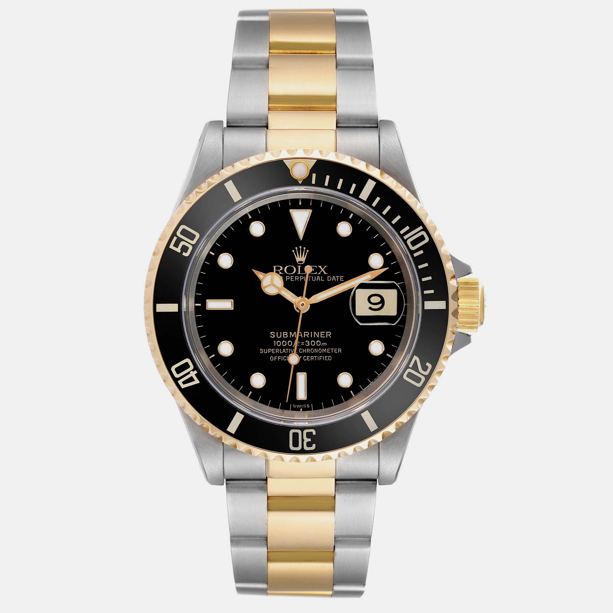 

Rolex Submariner Steel Yellow Gold Black Dial Men's Watch 40 mm