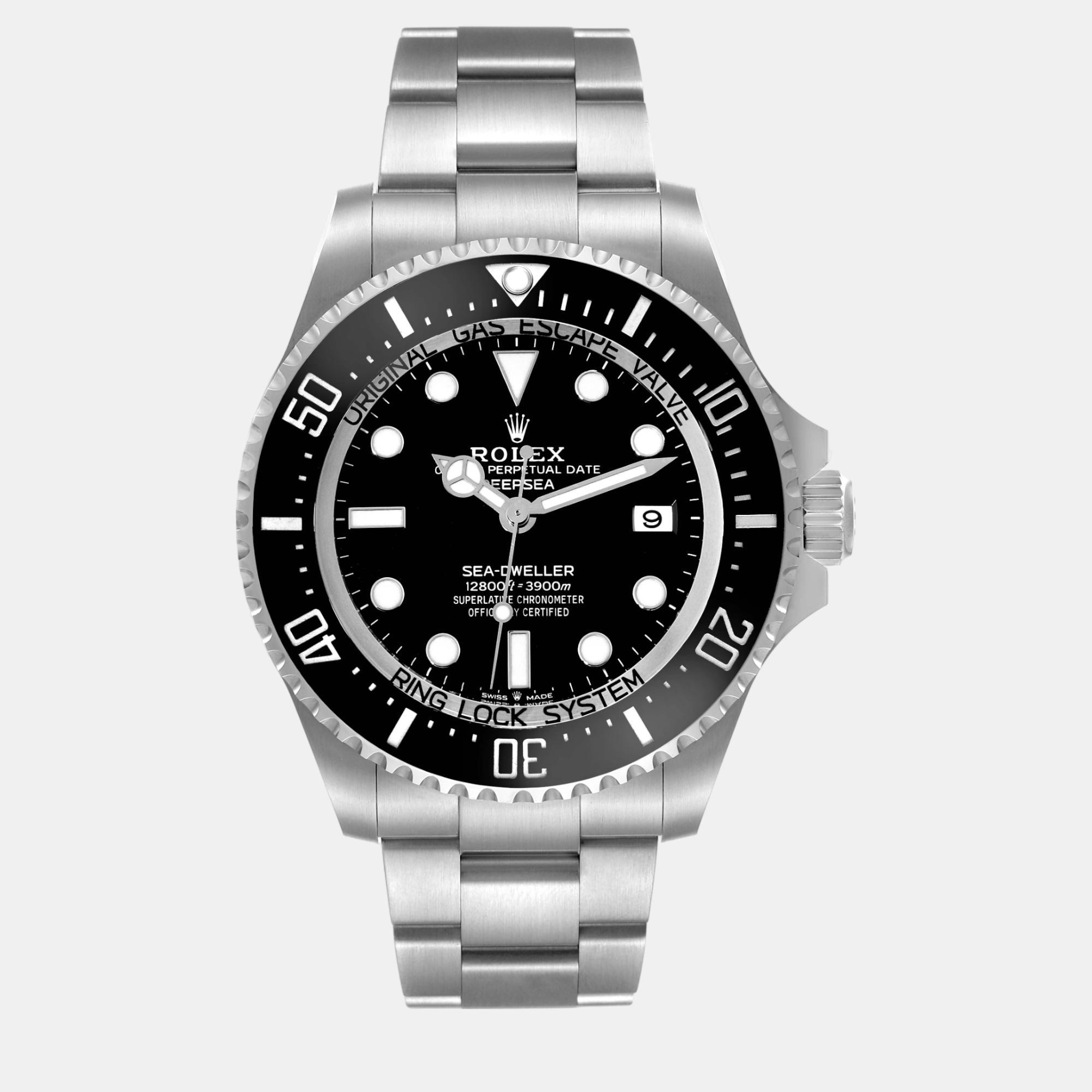 

Rolex Seadweller Deepsea Black Dial Steel Men's Watch 44 mm