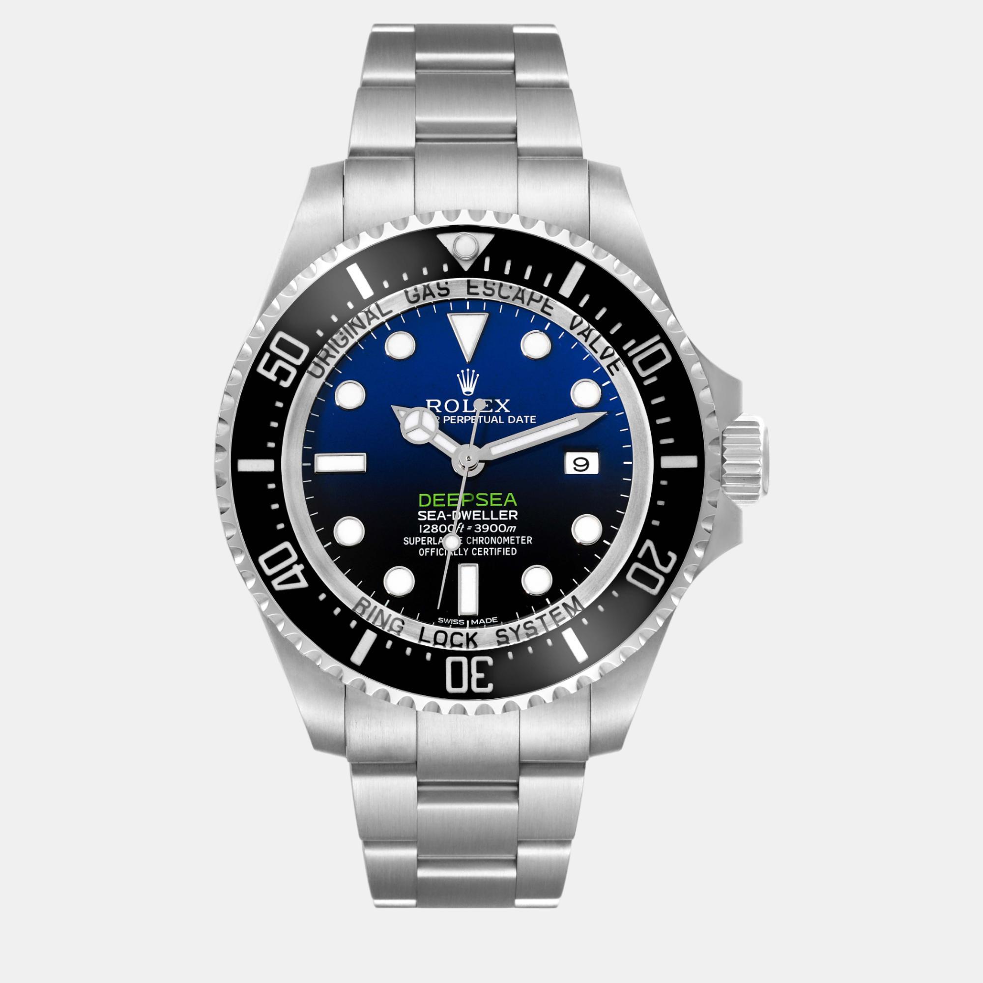 

Rolex Seadweller Deepsea Cameron D-Blue Steel Men's Watch 44 mm, Multicolor