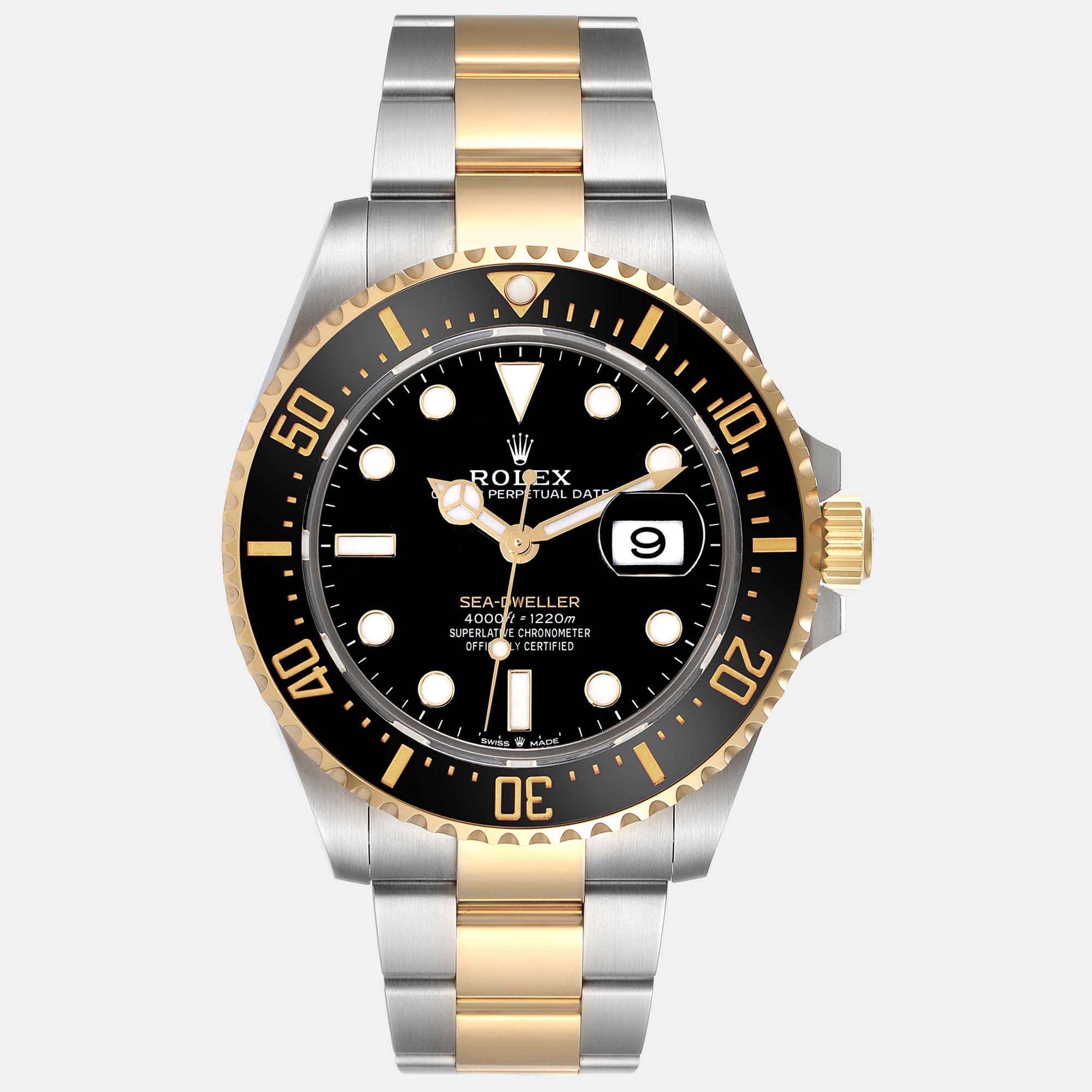 

Rolex Seadweller Black Dial Steel Yellow Gold Men's Watch 43 mm