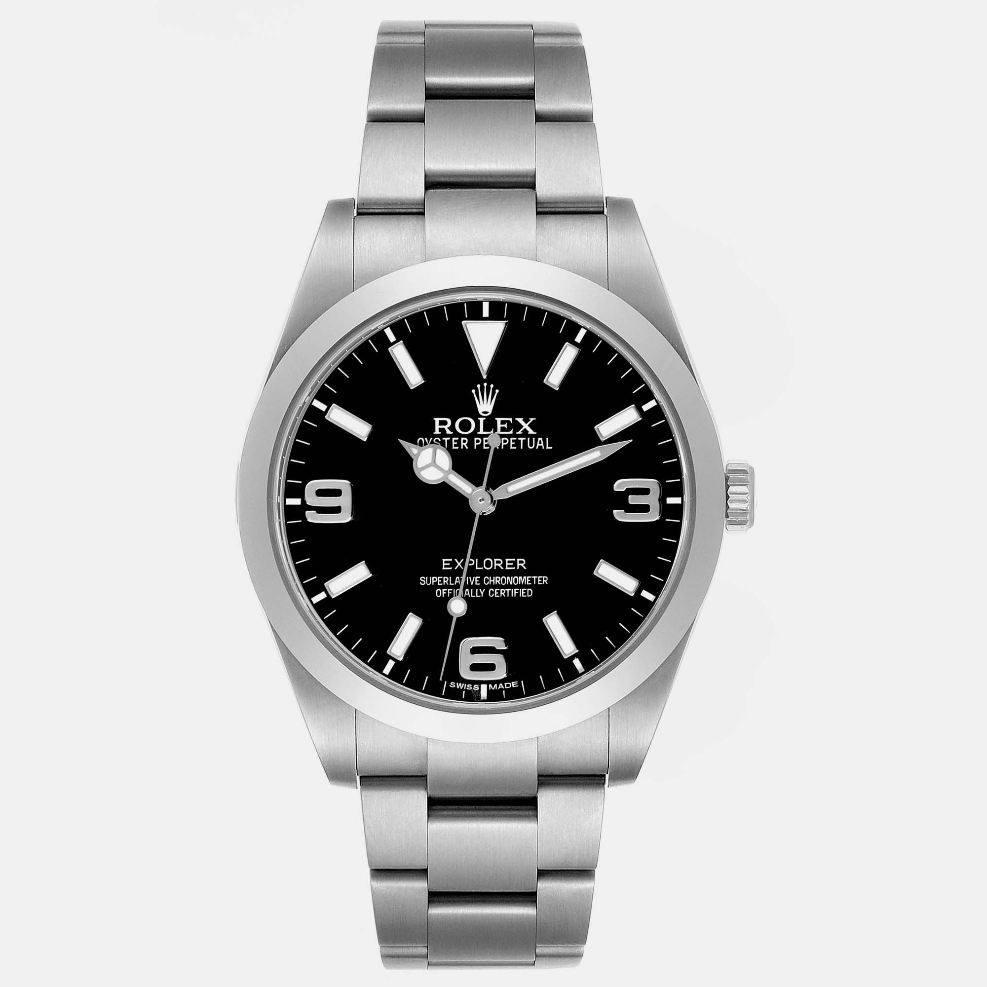 

Rolex Explorer I Black Dial Steel Men's Watch 39 mm