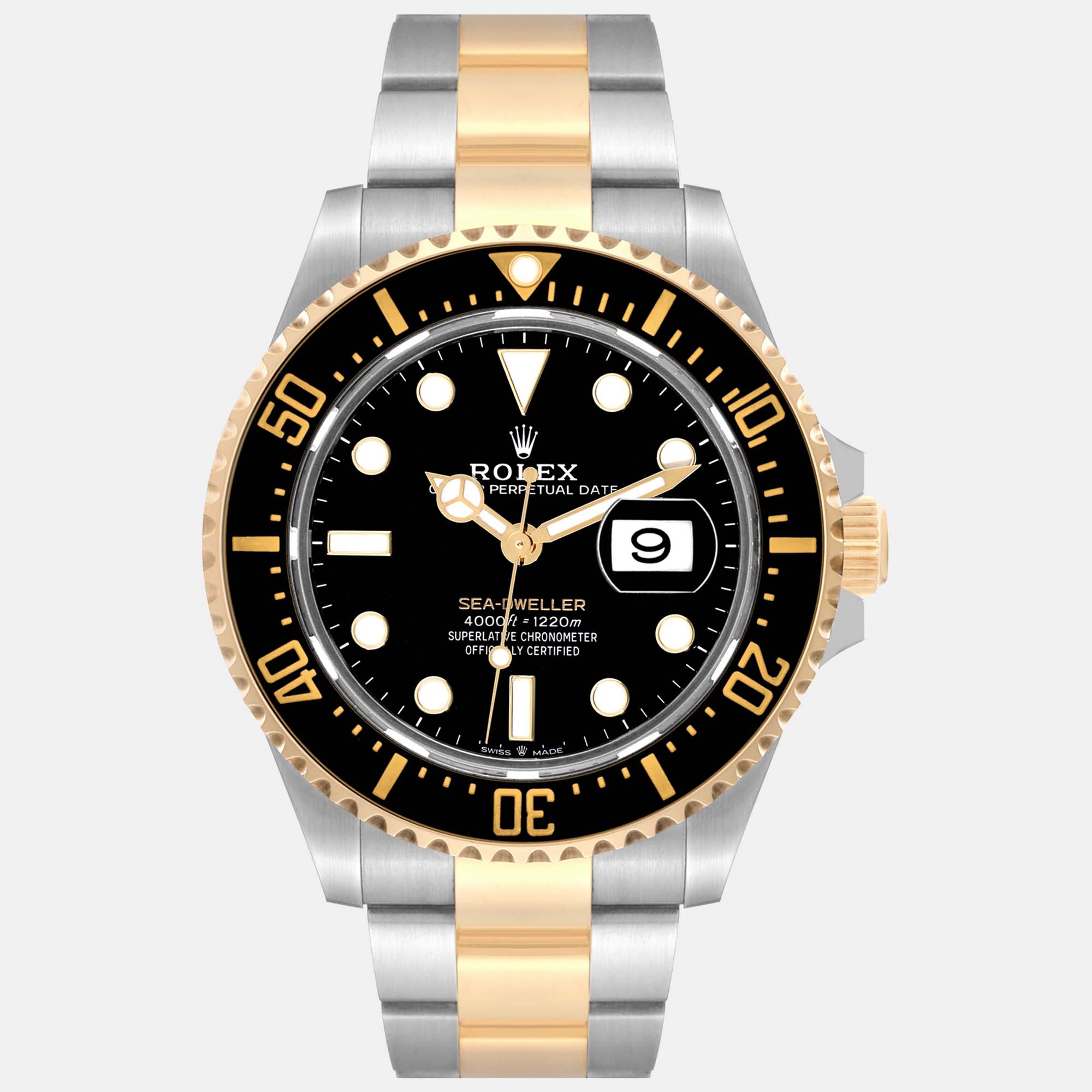 

Rolex Seadweller Black Dial Steel Yellow Gold Men's Watch 43 mm