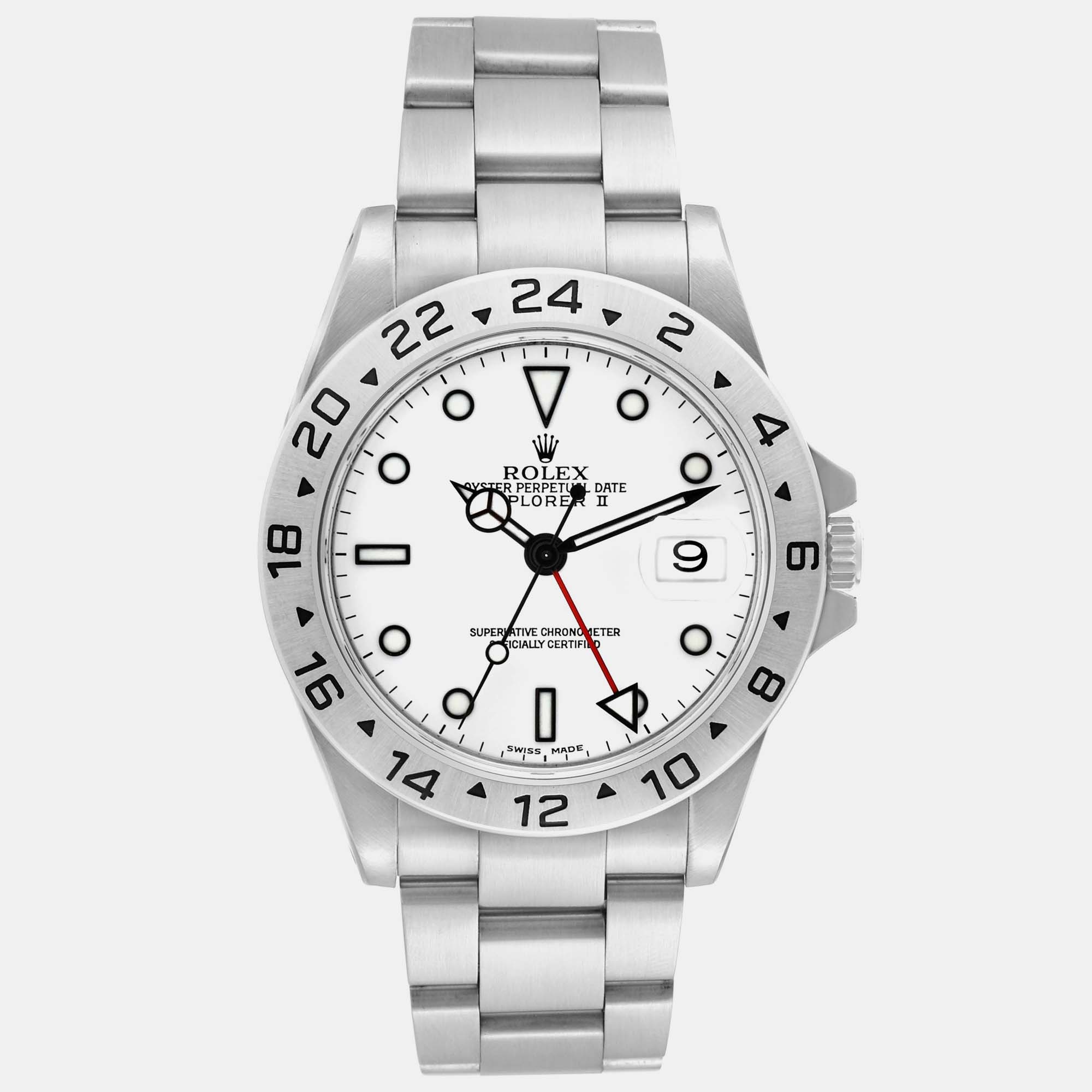 

Rolex Explorer II Polar White Dial Steel Men's Watch 40 mm