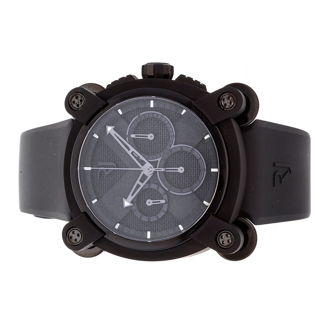 

Romain Jerome Black PVD Steel Moon Dust-DNA Moon Invader Chronograph Limited Edition RJ.M.CH.IN.001.01 Men's Wristwatch