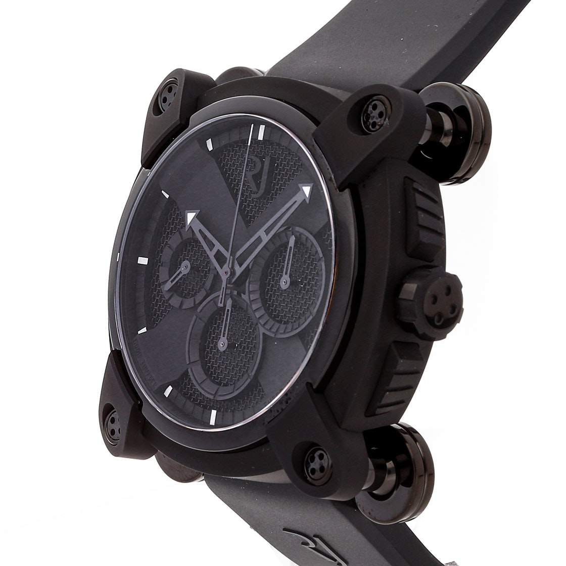 

Romain Jerome Black PVD Coated Stainless Steel Moon Dust-DNA Moon Invader Chronograph Limited Edition RJ.M.CH.IN.001.01 Men's Wristwatch 46 MM