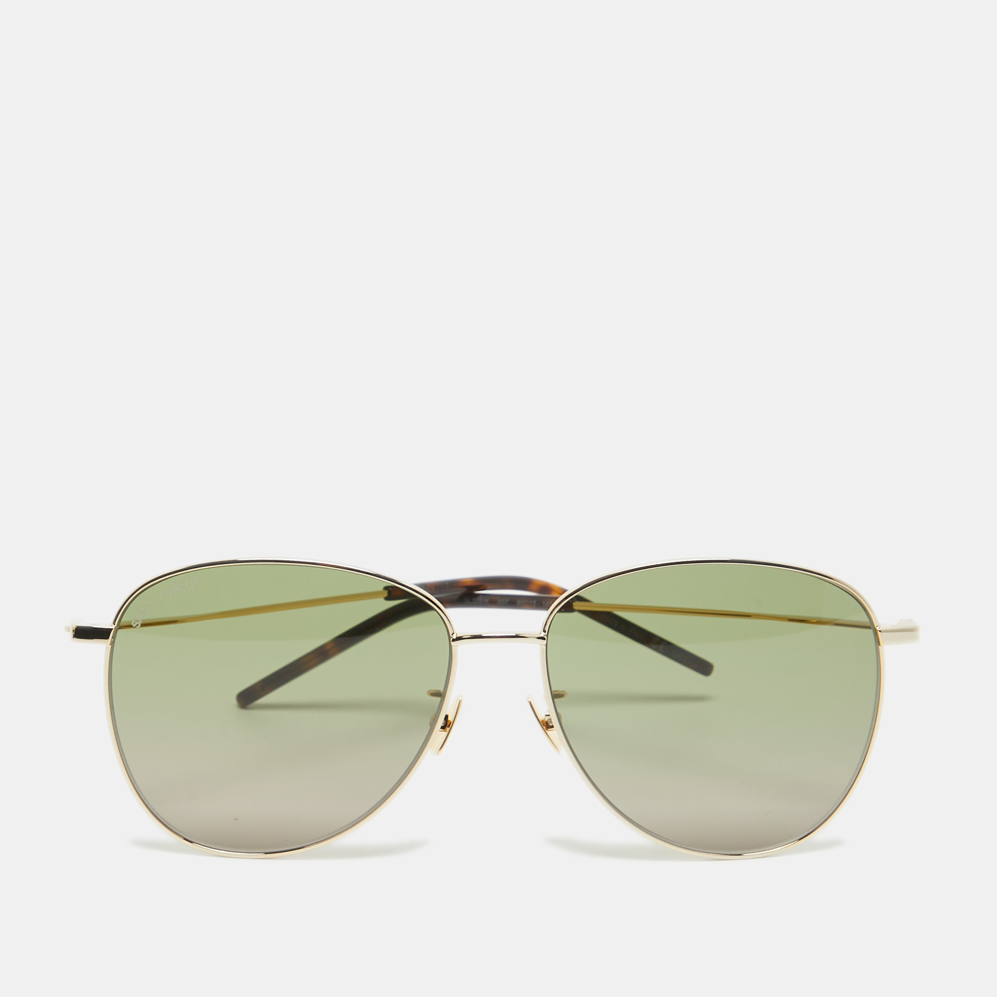 

Saint Laurent Black/Gold SL328/K Aviator Sunglasses