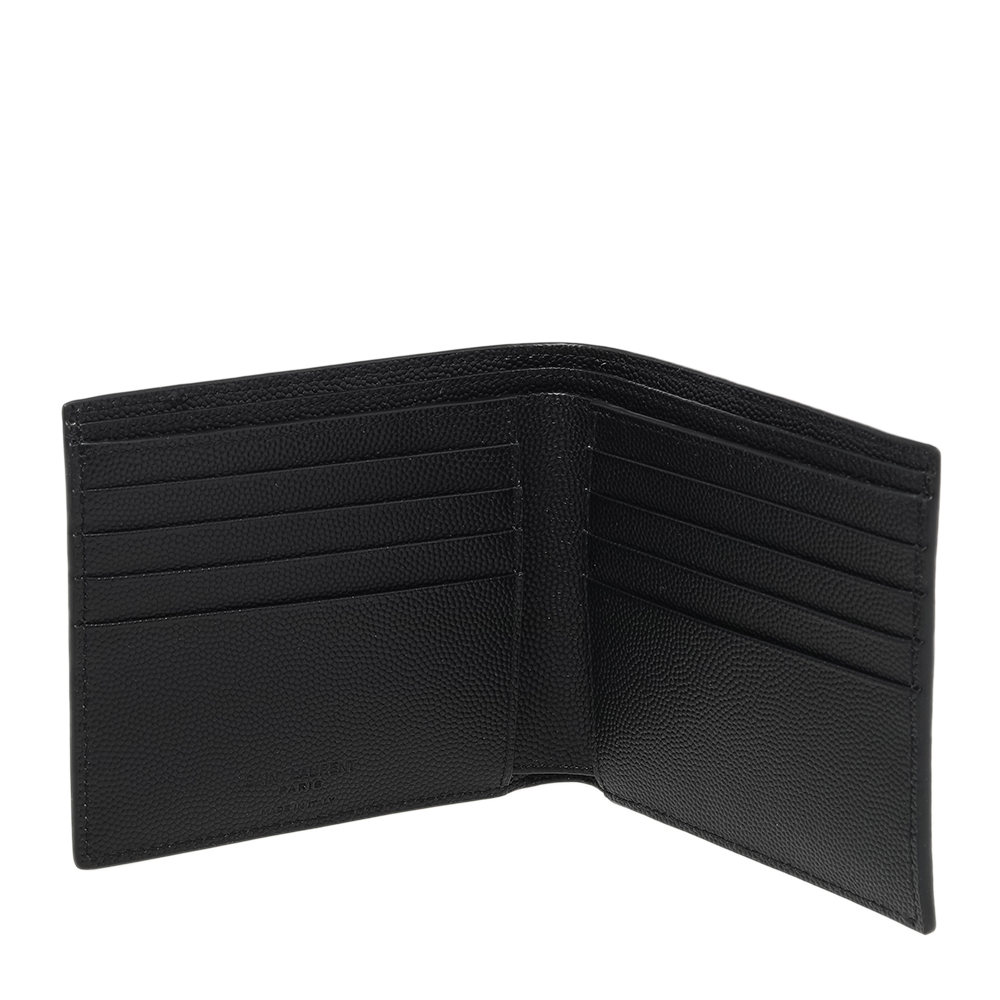 

Saint Laurent Black Leather Bifold Wallet