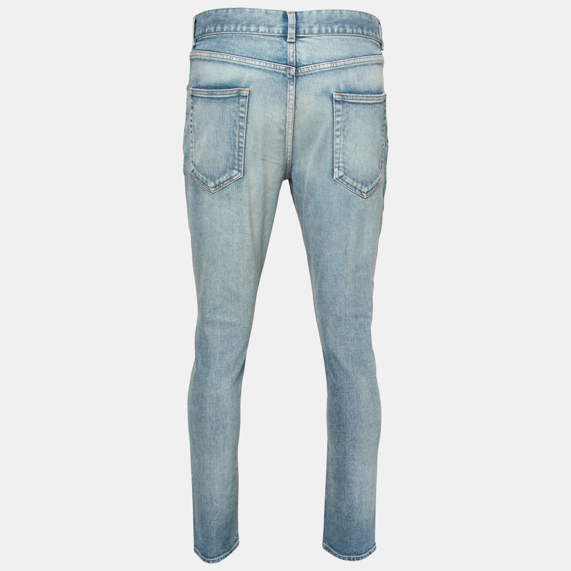 

Saint Laurent Blue Denim Skinny Jeans