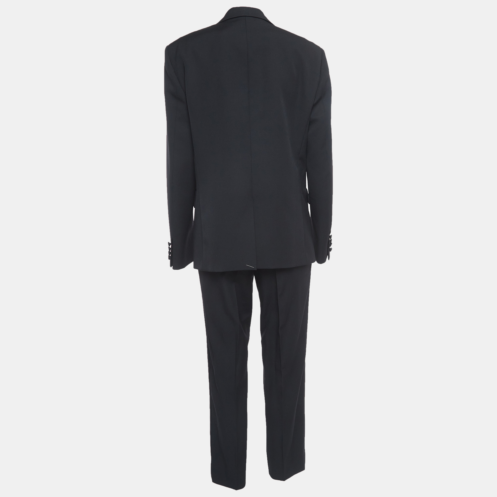 

Saint Laurent Paris Black Single Breasted Suit Set