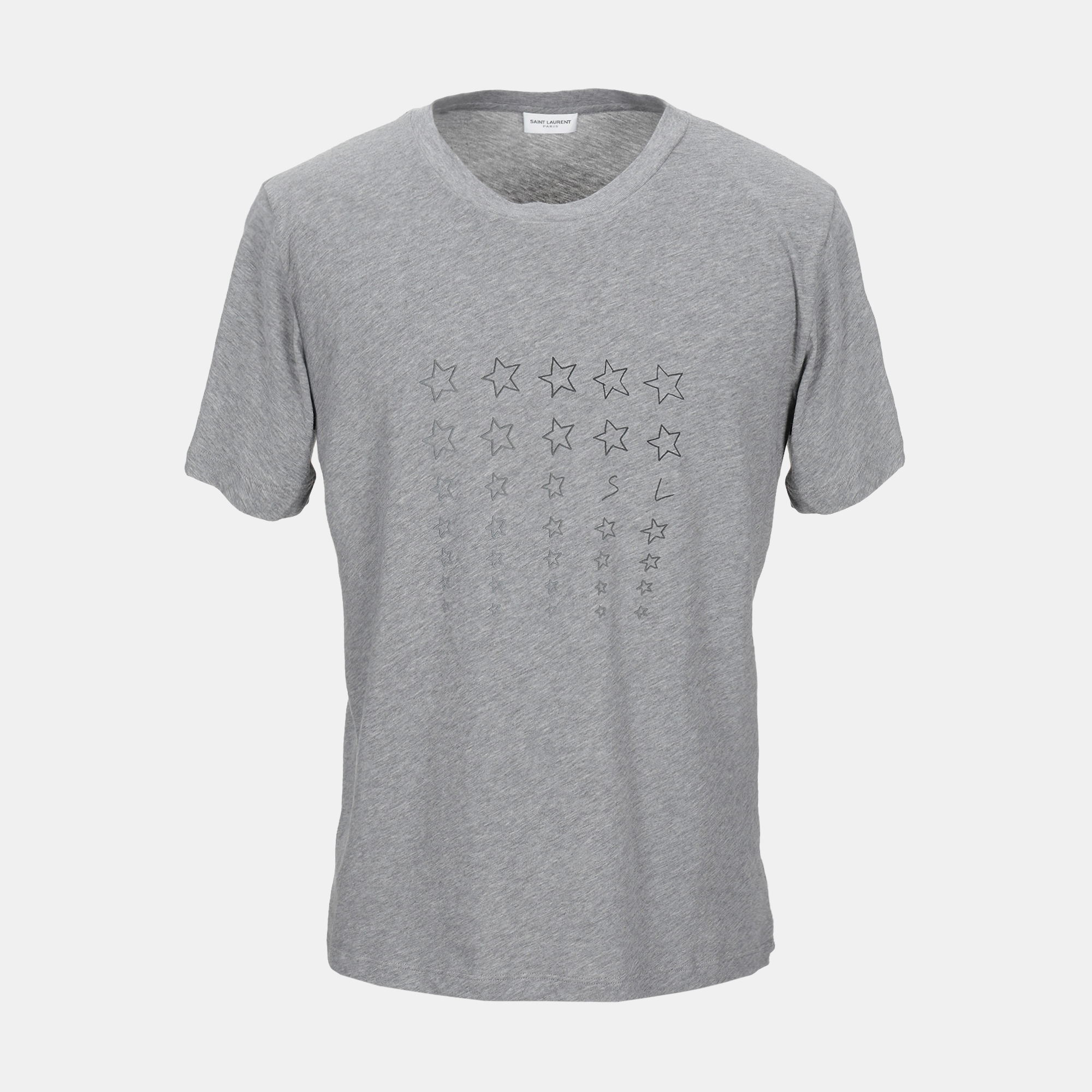 

Saint Laurent Cotton T-shirts, Grey