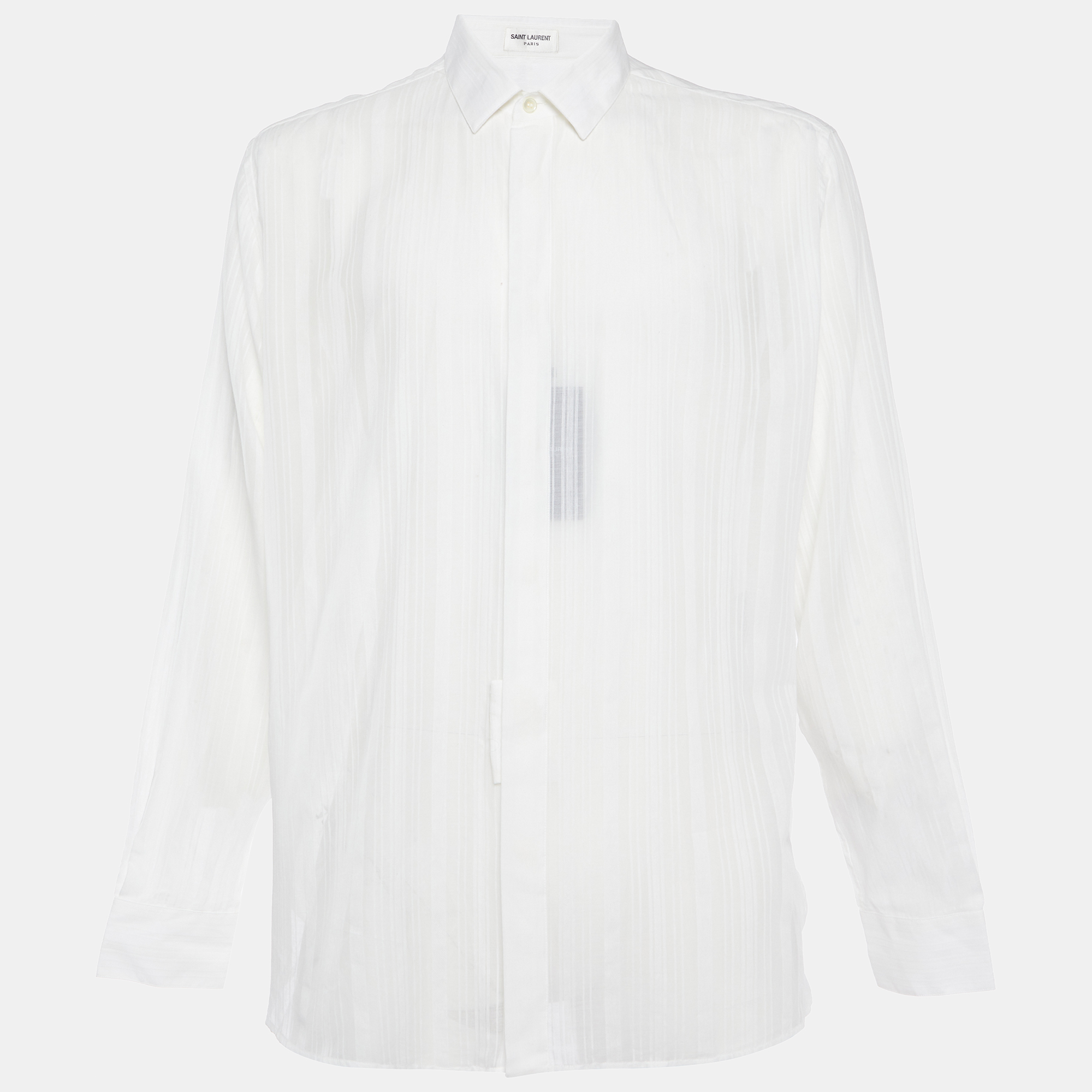 

Saint Laurent Textile fibres Shirt 43, White