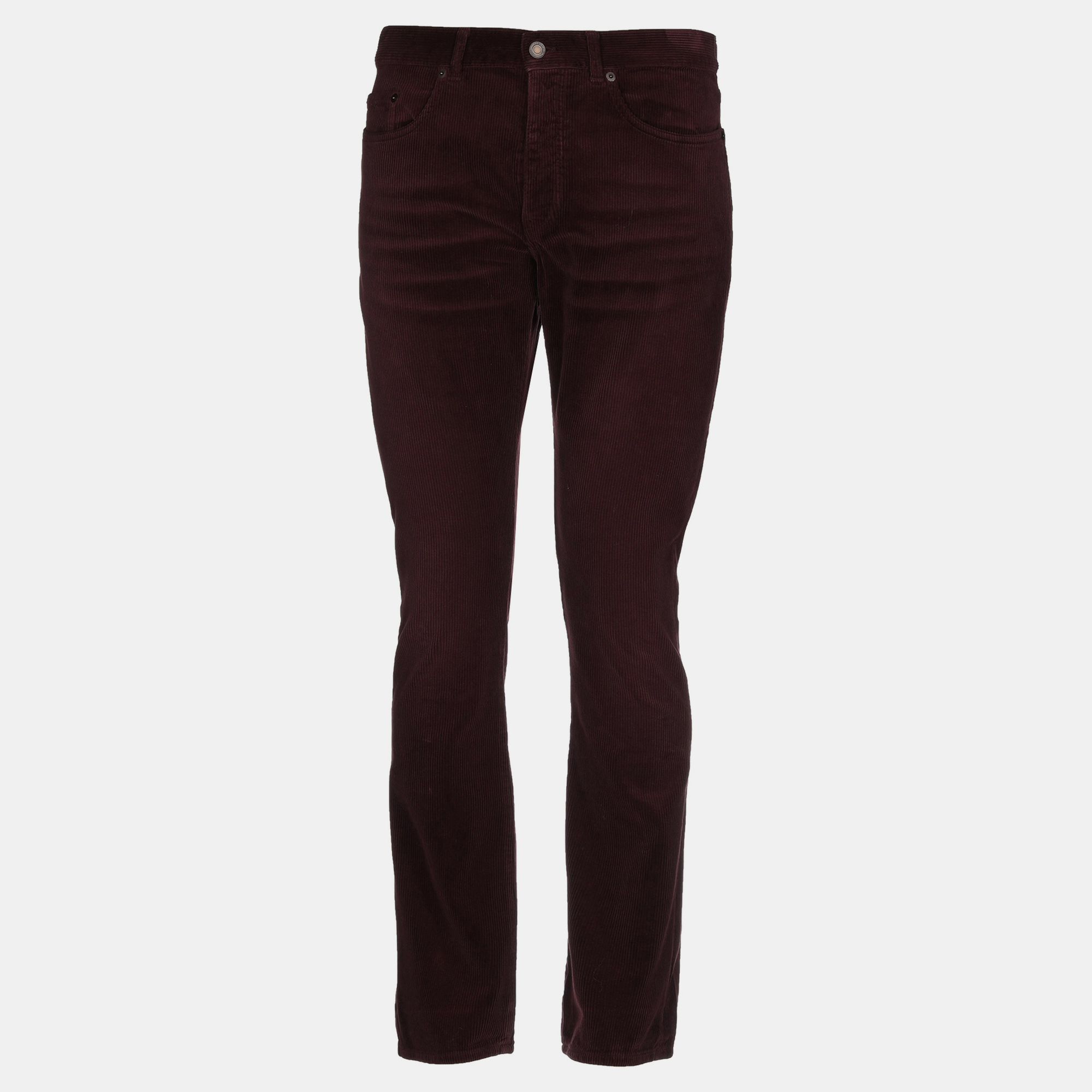 

Saint Laurent Cotton Pants 34, Burgundy