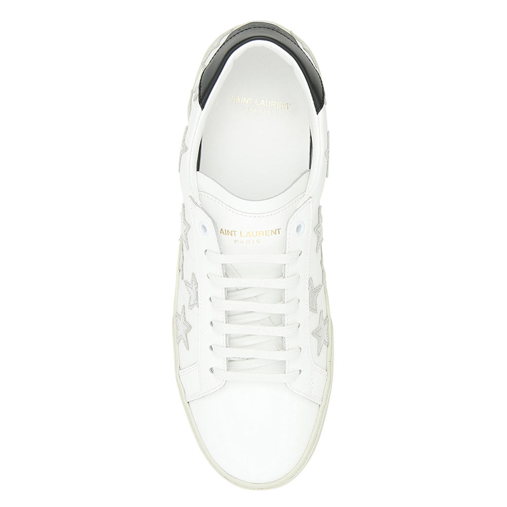 

Saint Laurent White SL/06 Star Sneakers Size EU