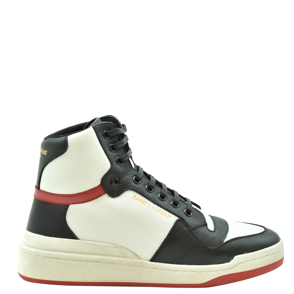 

Saint Laurent Paris Multicolor SL24 Leather High-Top Sneakers Size EU