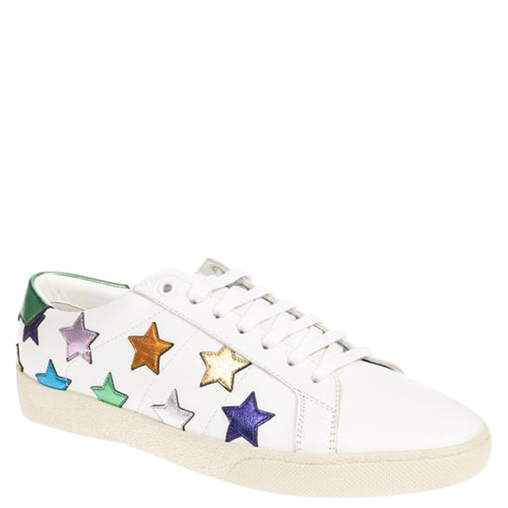 

Saint Laurent Paris Court Classic Metallic Calfornia Sneakers Size, Multicolor