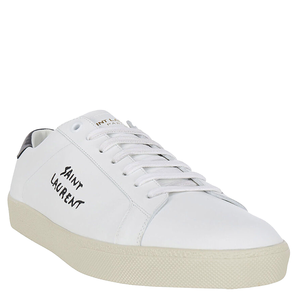 

Saint Laurent Paris White/Black Court Classic SL/06 Sneakers Size IT