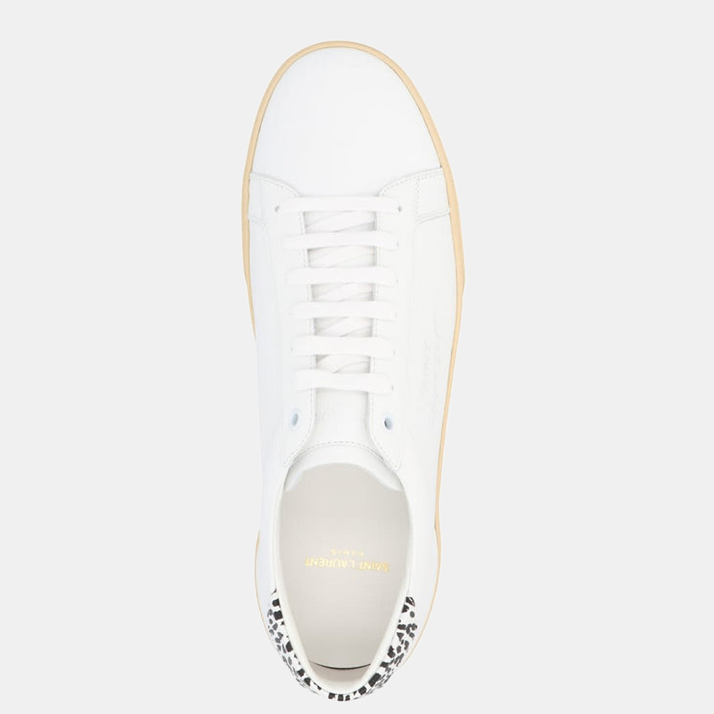 

Saint Laurent Paris White/Black Court Classic Sneaker Size EU