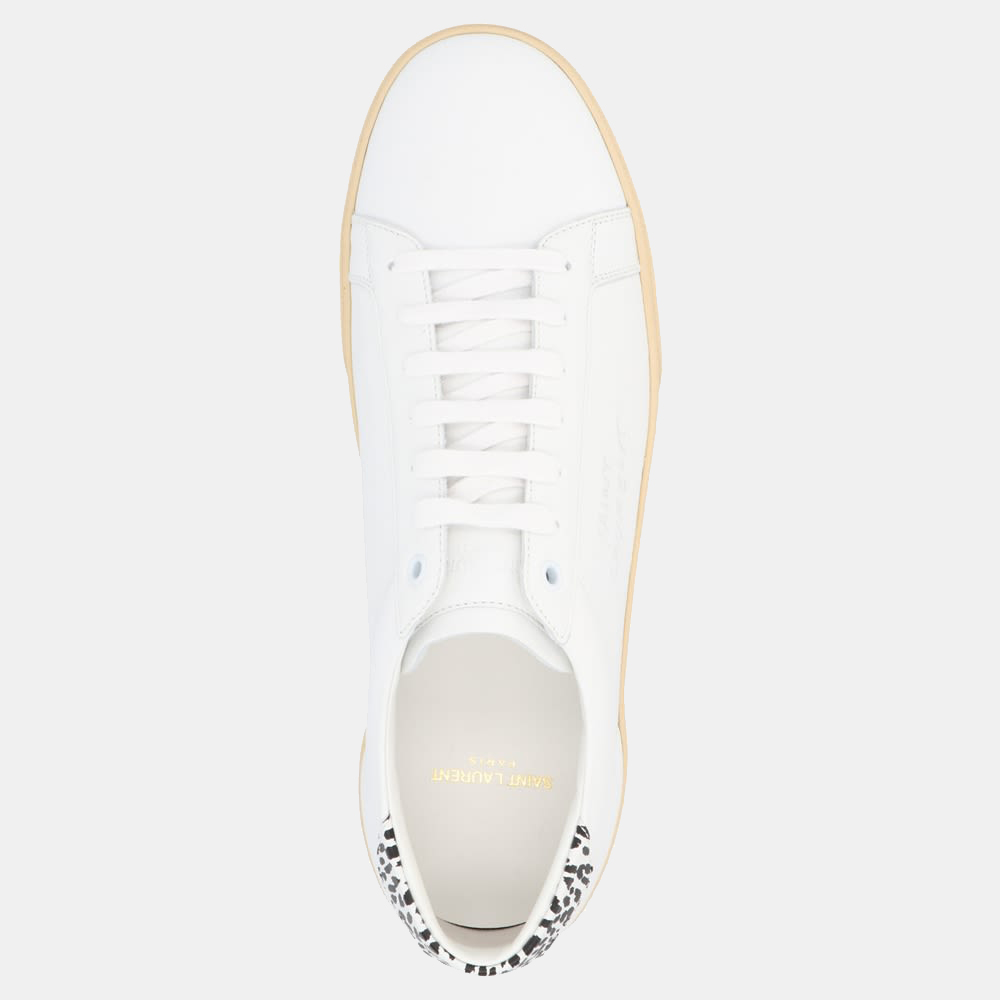 

Saint Laurent Paris White Animal Print court classic Sneaker Size EU