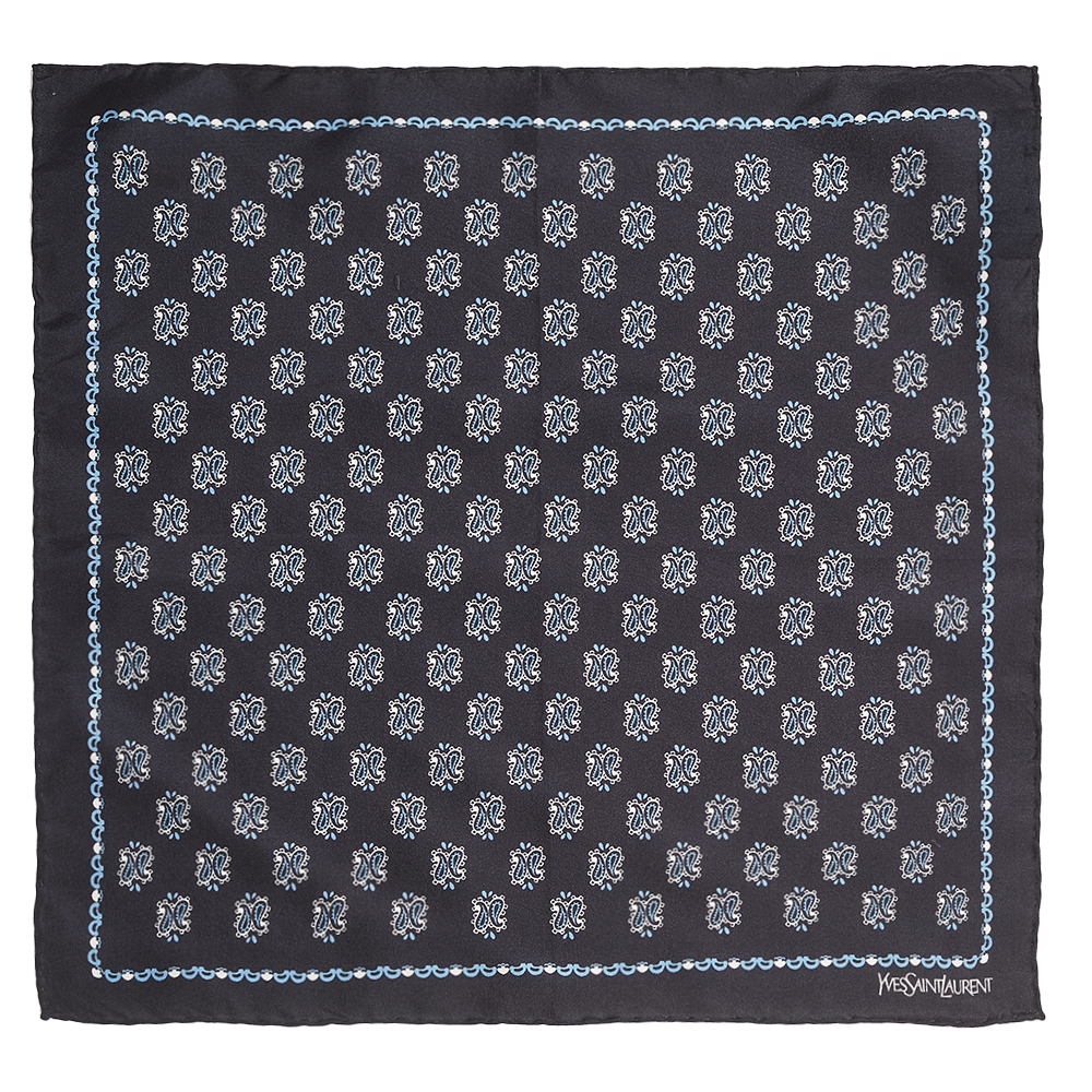 saint laurent pocket square