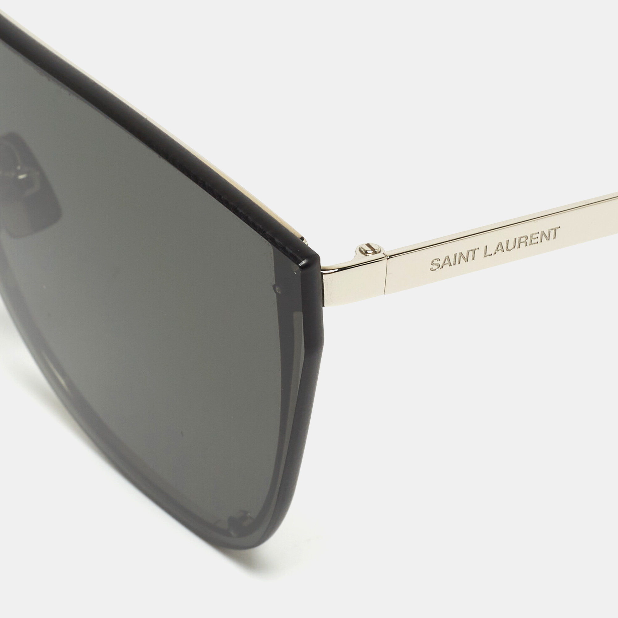 

Saint Laurent Black SL-1 B Mask Shield Sunglasses
