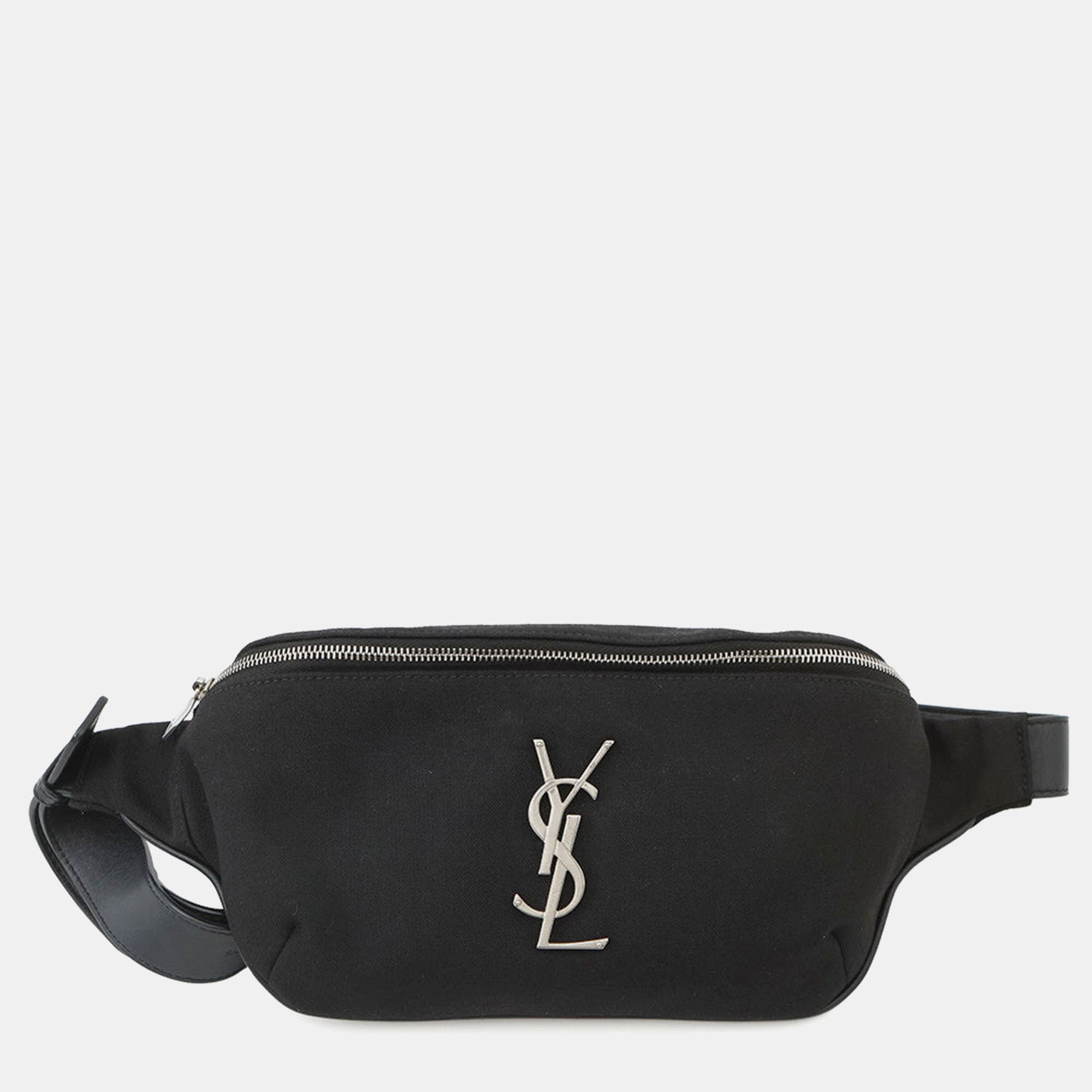 

Saint Laurent Paris Crossbody Bag Black Canvas
