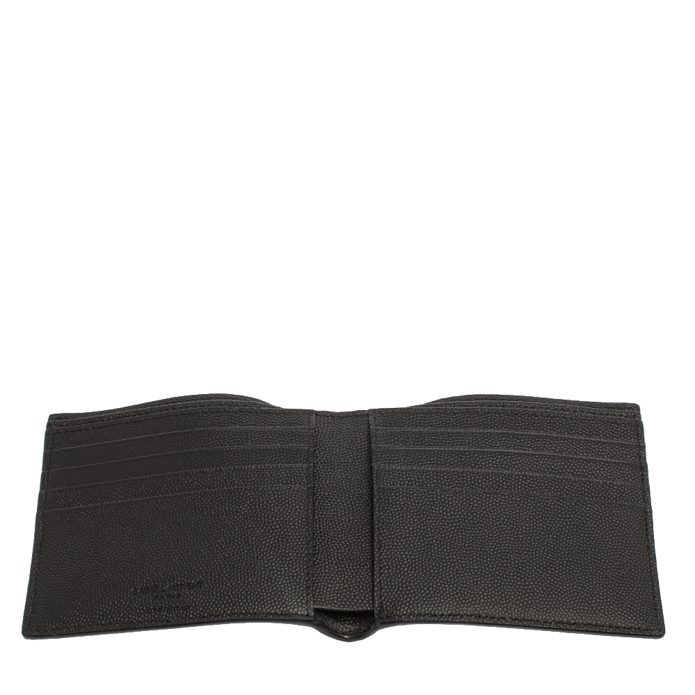 

Saint Laurent Black Leather Bifold Wallet