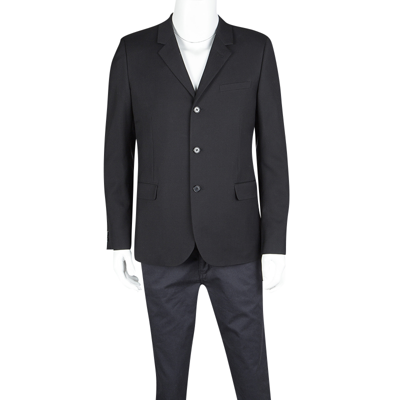 

Saint Laurent Paris Black Tailored Wool Blazer