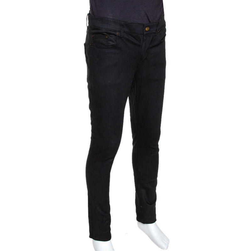 

Saint Laurent Paris Black Denim Skinny Jeans