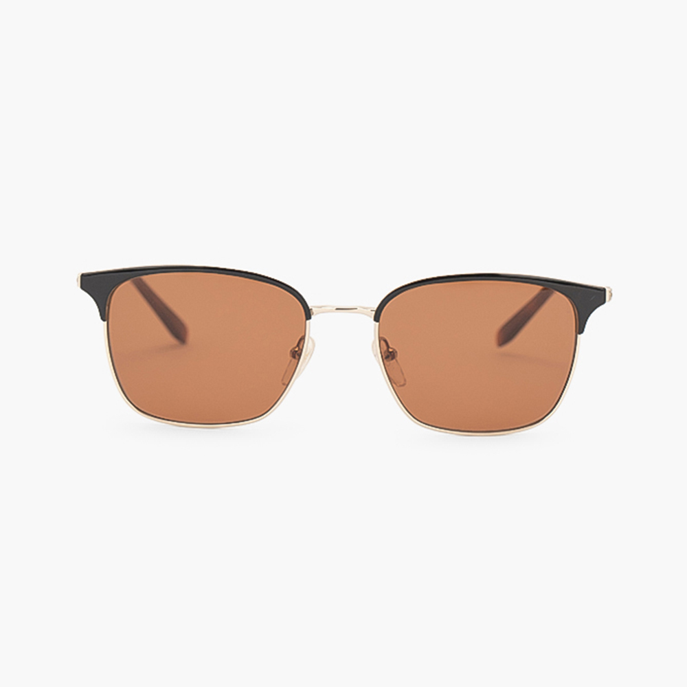 

Salvatore Ferragamo Brown Clubmaster Sunglasses