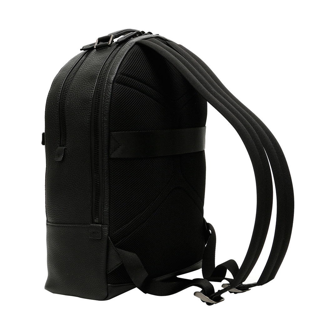 

Salvatore Ferragamo Black Leather Firenze Backpack