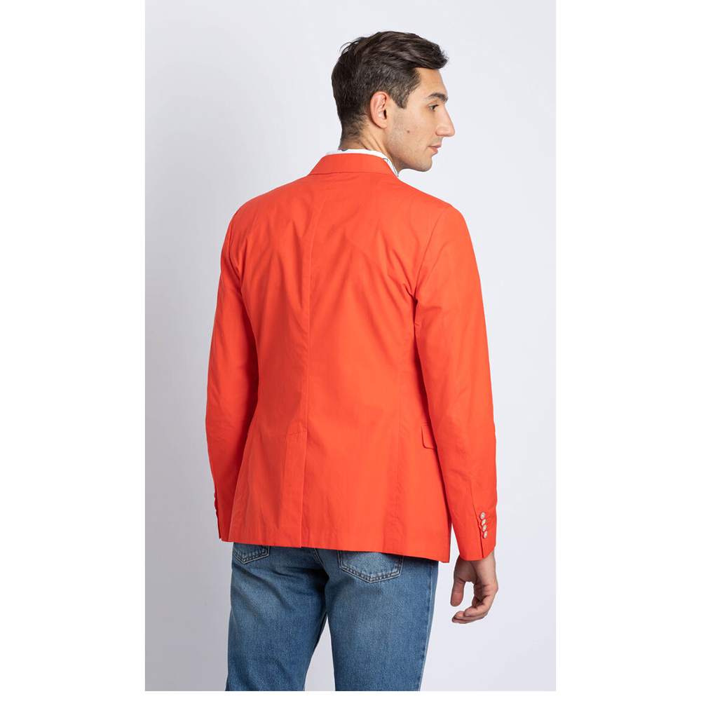 

Salvatore Ferragamo Orange Cotton Tailored Fit Jacket  (IT 50